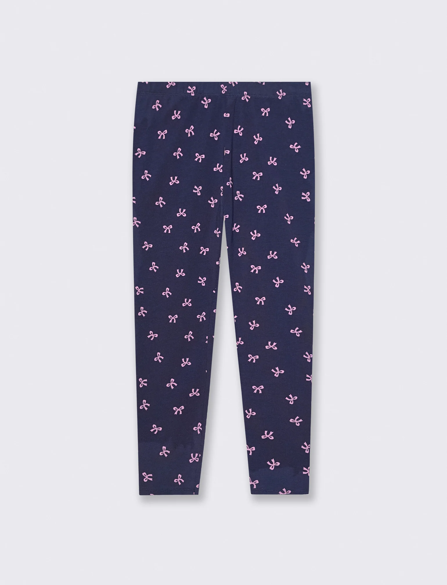 Leggings lunghi stampati per bambina - Blu - Image 2