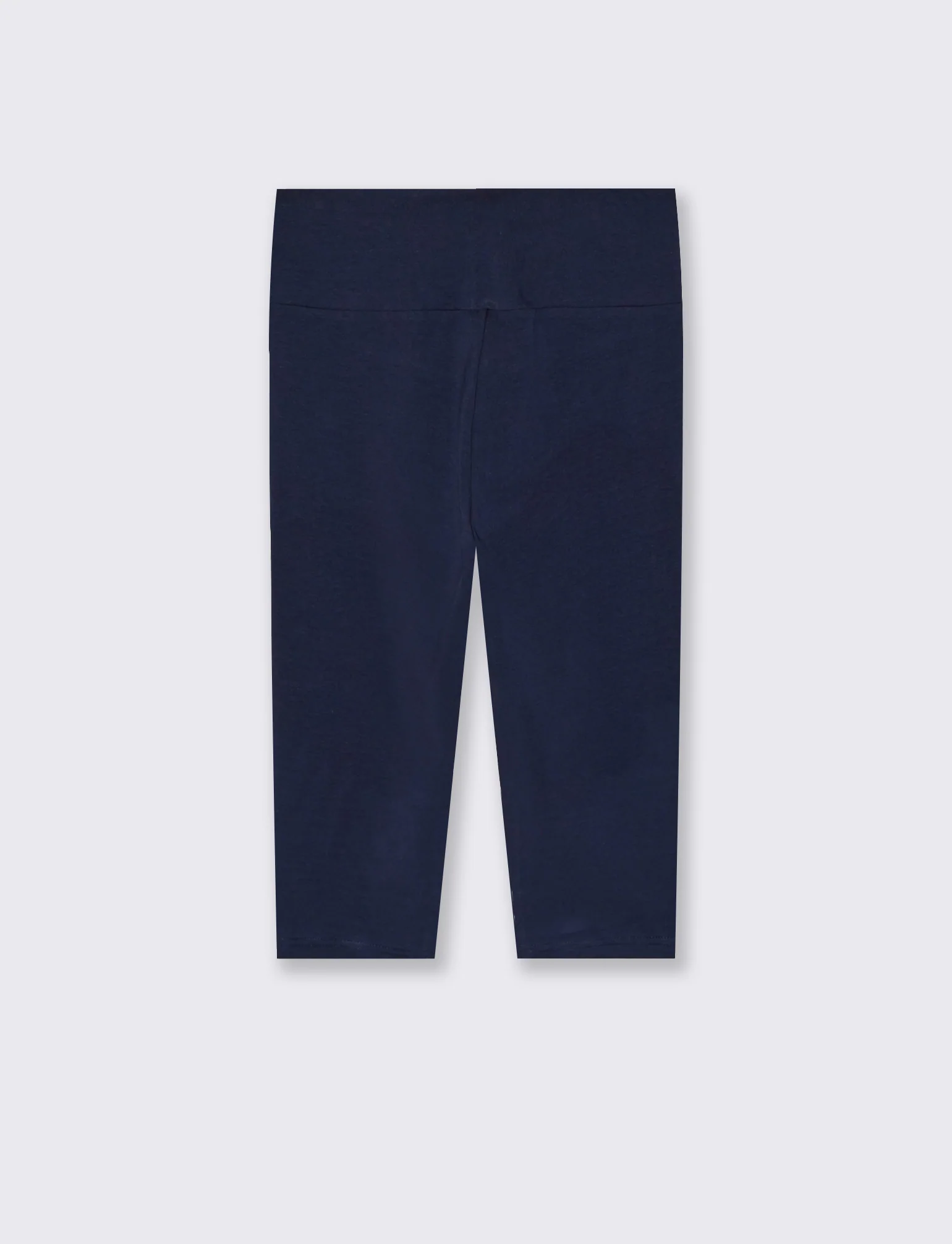 Leggings Vita Alta Pinocchietto - Blu - Image 2