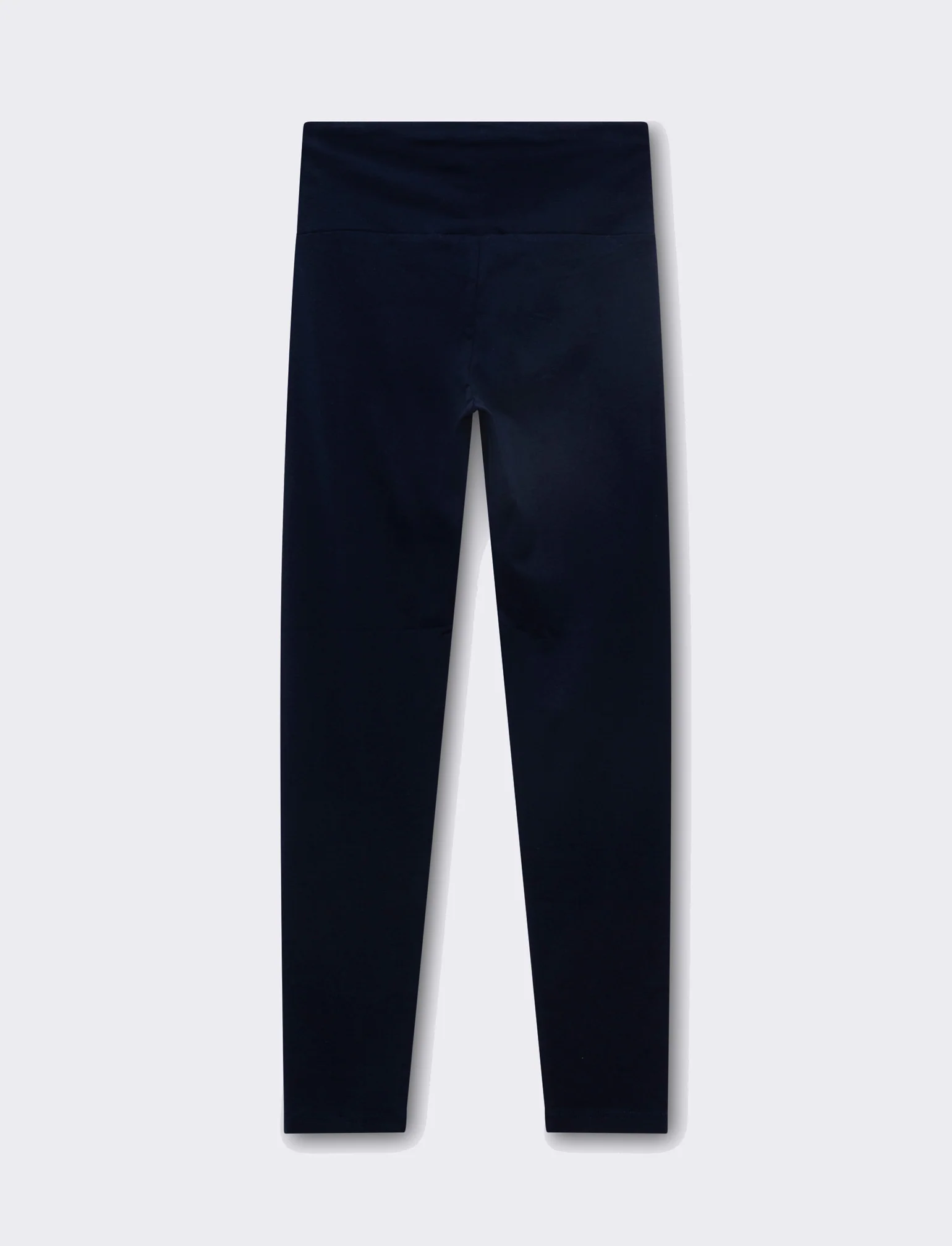 Leggins basico vita alta da donna - Blu - Image 2