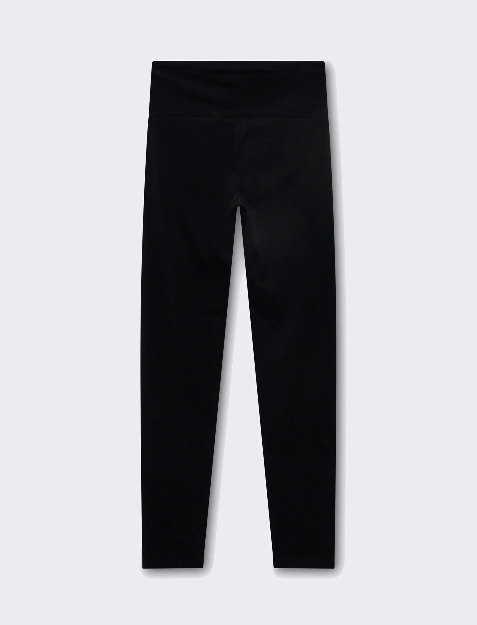 Leggins basico vita alta da donna - Nero - Image 5