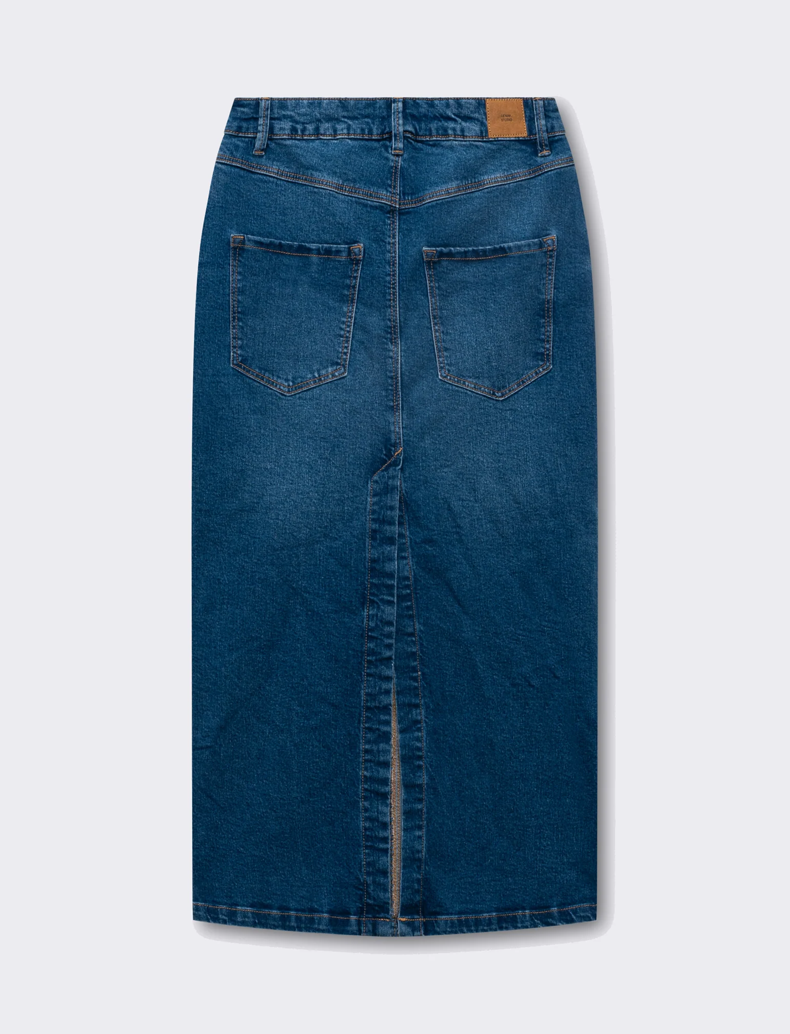 Longuette denim da donna - DENIM SCURO - Image 5