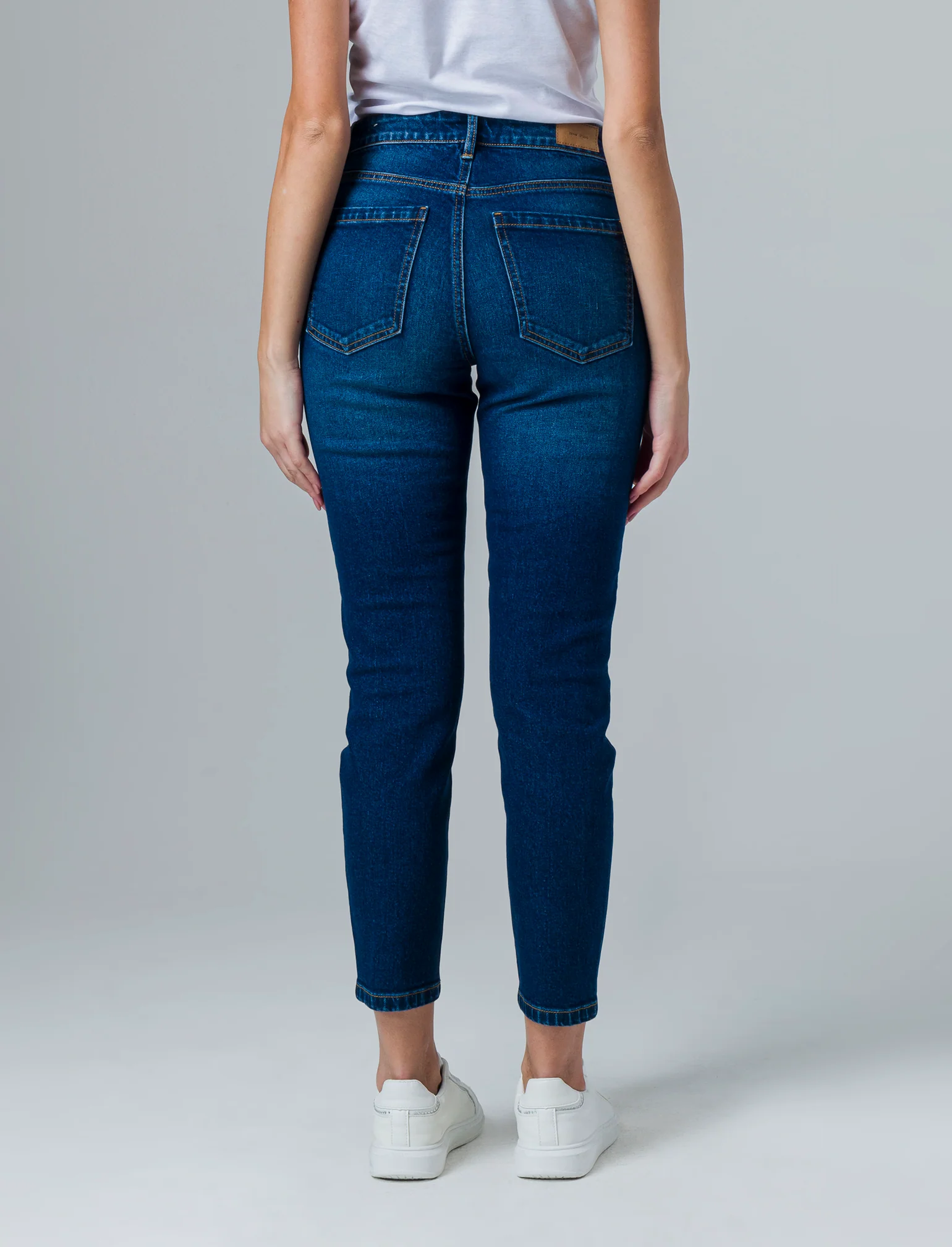 Low waist denim pants da donna - DENIM SCURO - Image 2