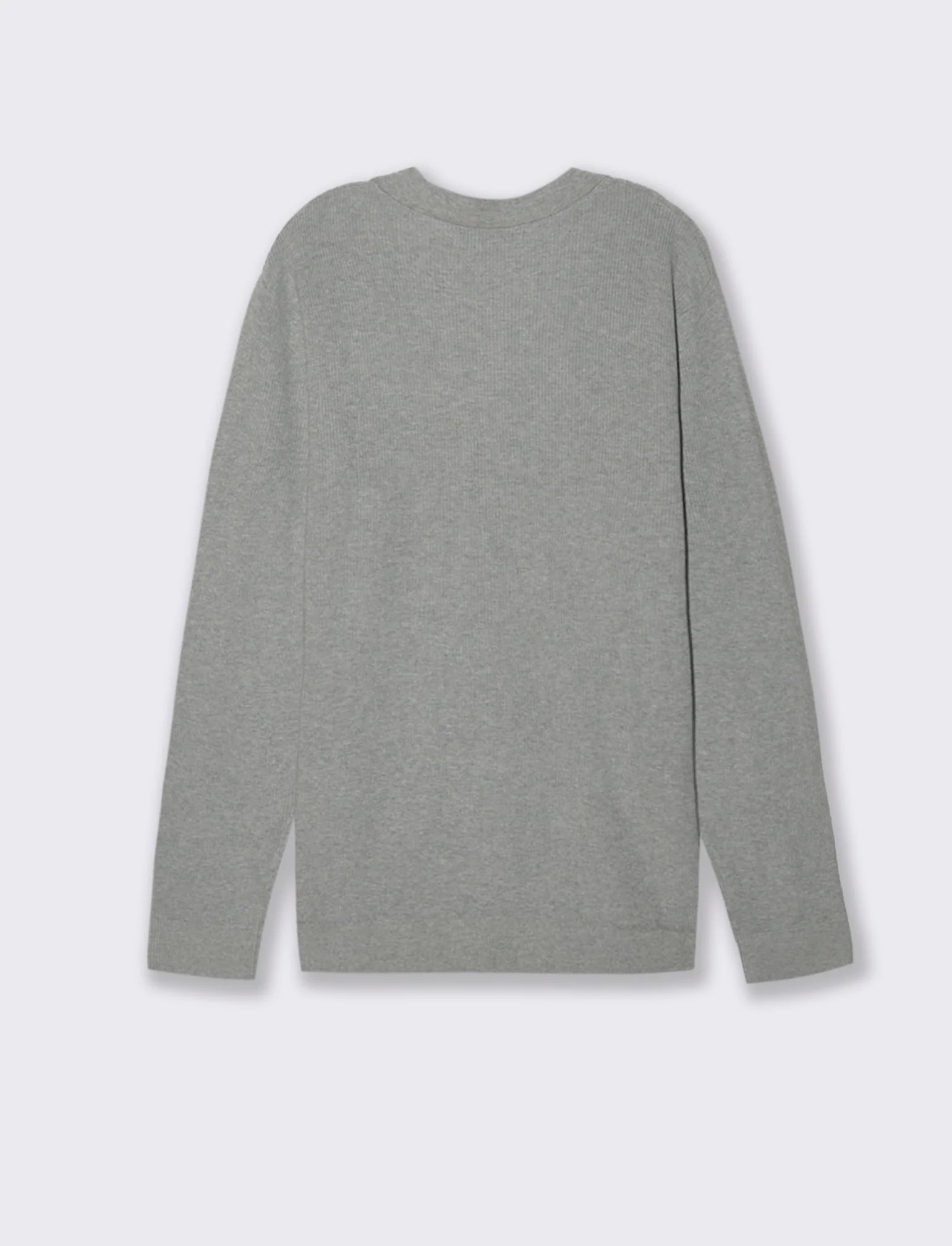 MAGLIA A COSTE MODELLO POLO - Grigio mel. - Image 2