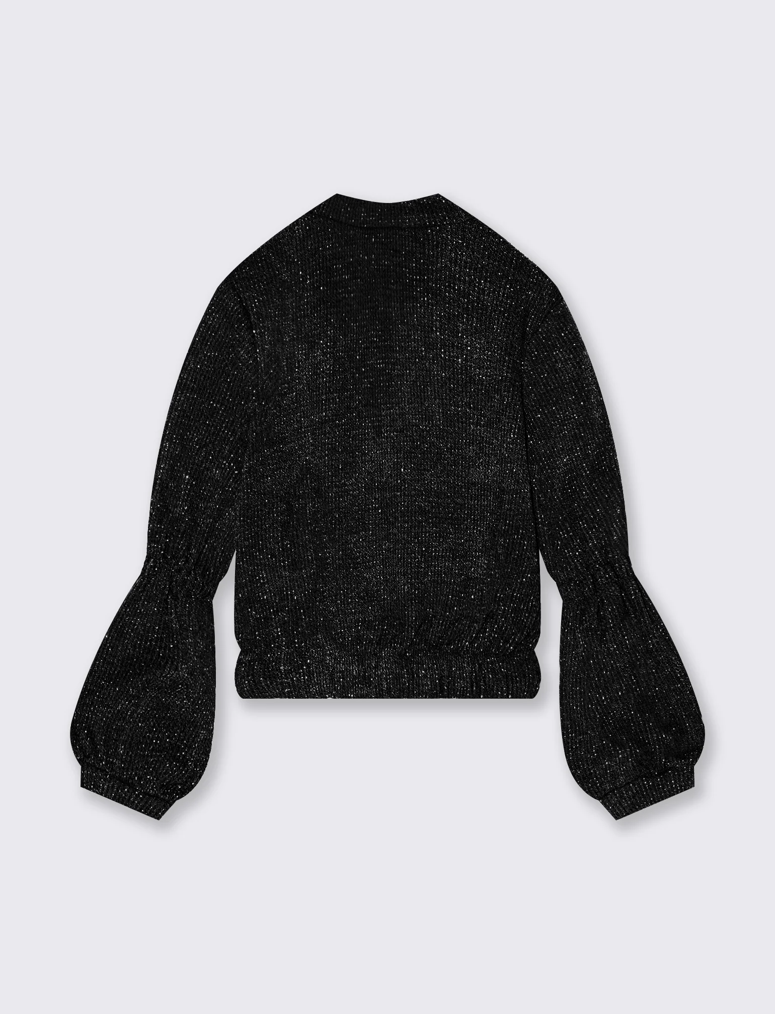 Maglia a maniche - Nero - Image 2