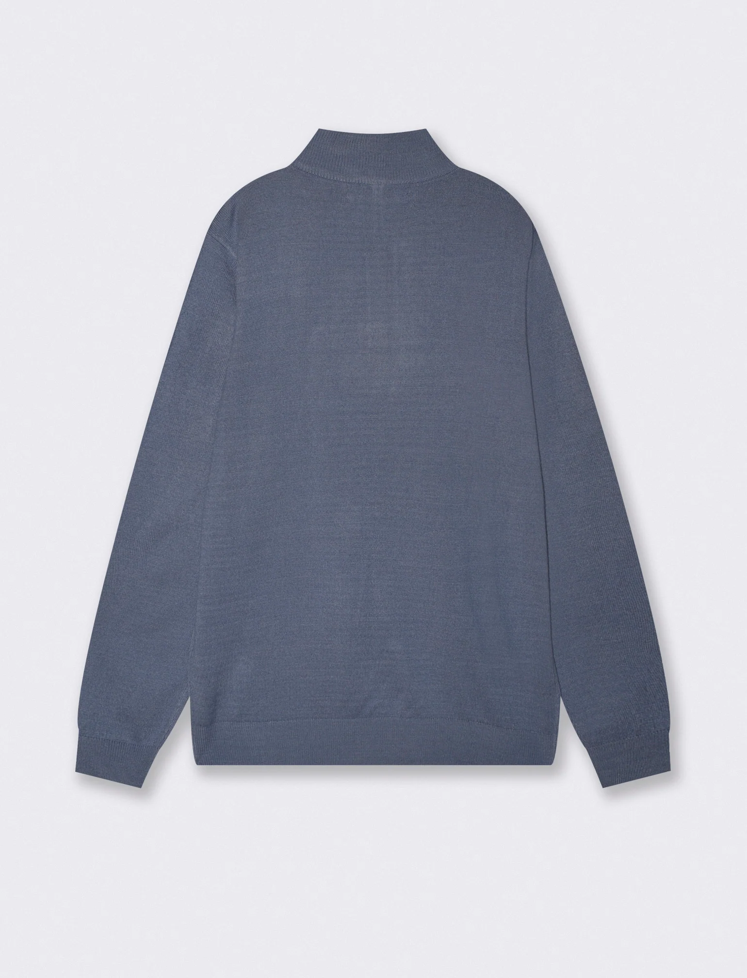 Maglia basic collo alto con zip - CARTA DA ZUCCHERO - Image 2