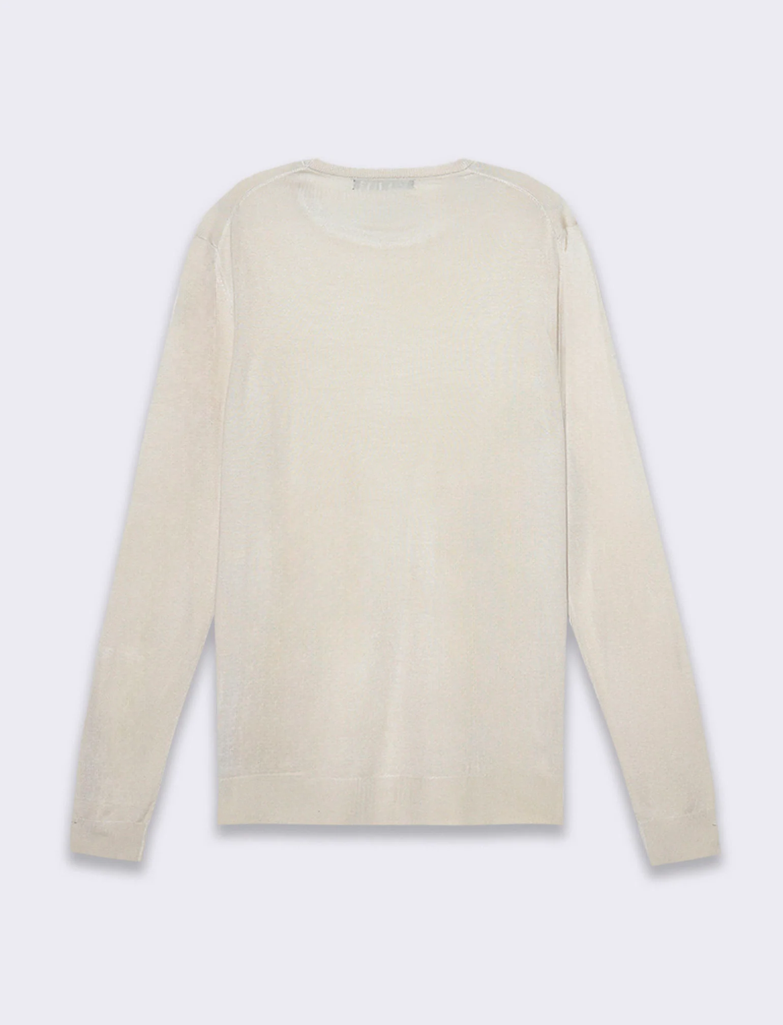 Maglia basic effetto cachemere da uomo - Grigio ghiaccio - Image 5