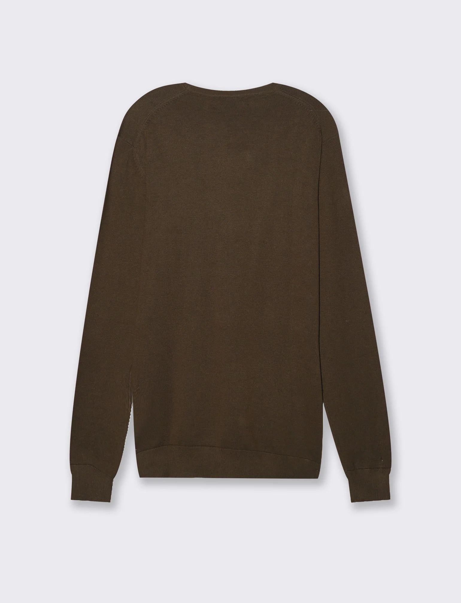Maglia basic in filato comfort da uomo - Moro - Image 2