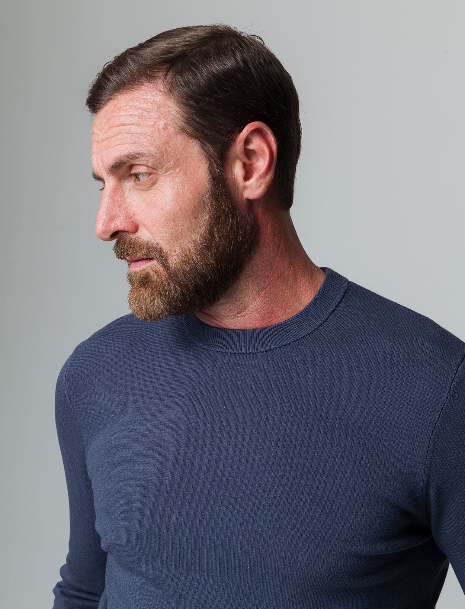 Maglia basic in filato premium da uomo - Avion