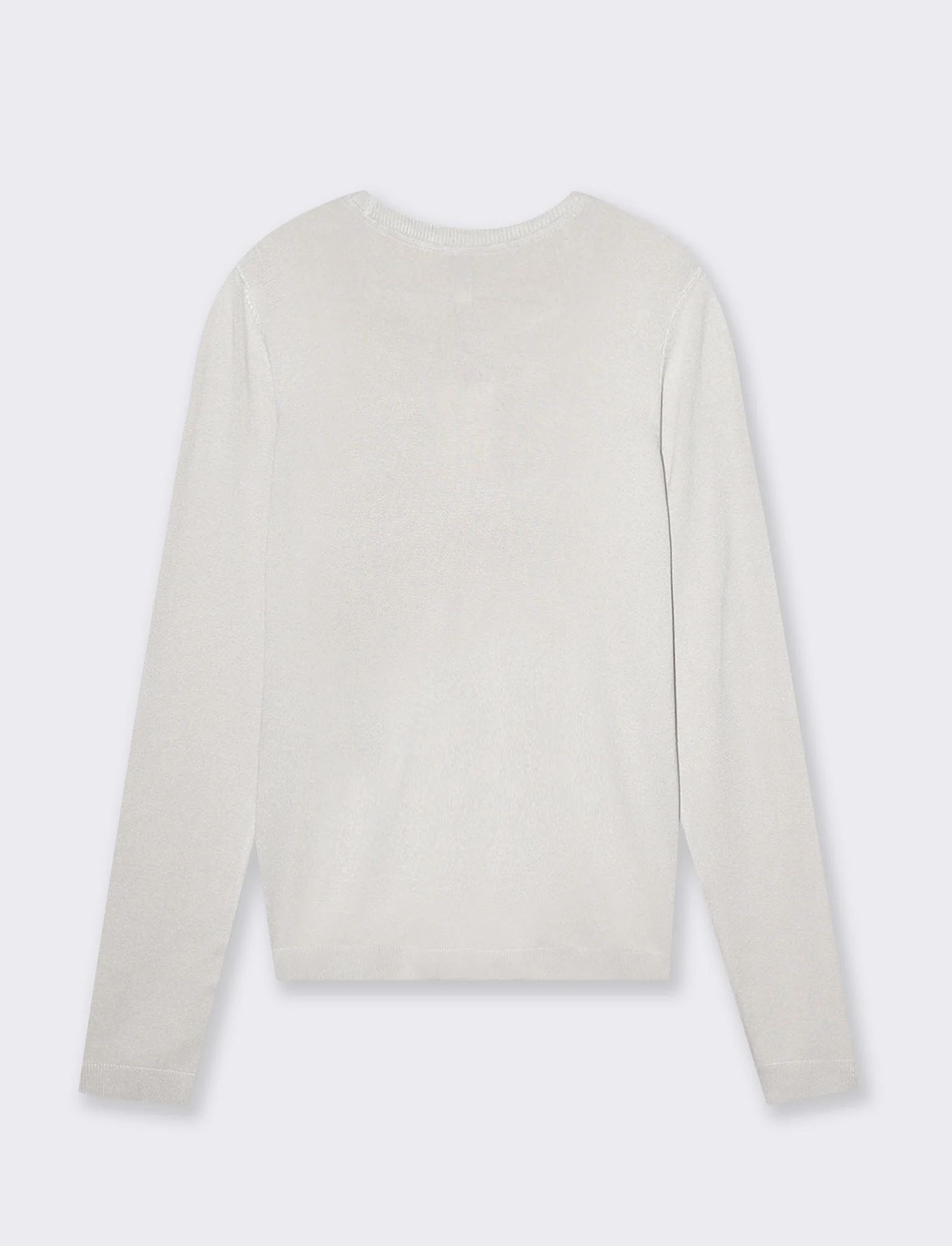 Maglia basica giro collo da donna - Sabbia - Image 2