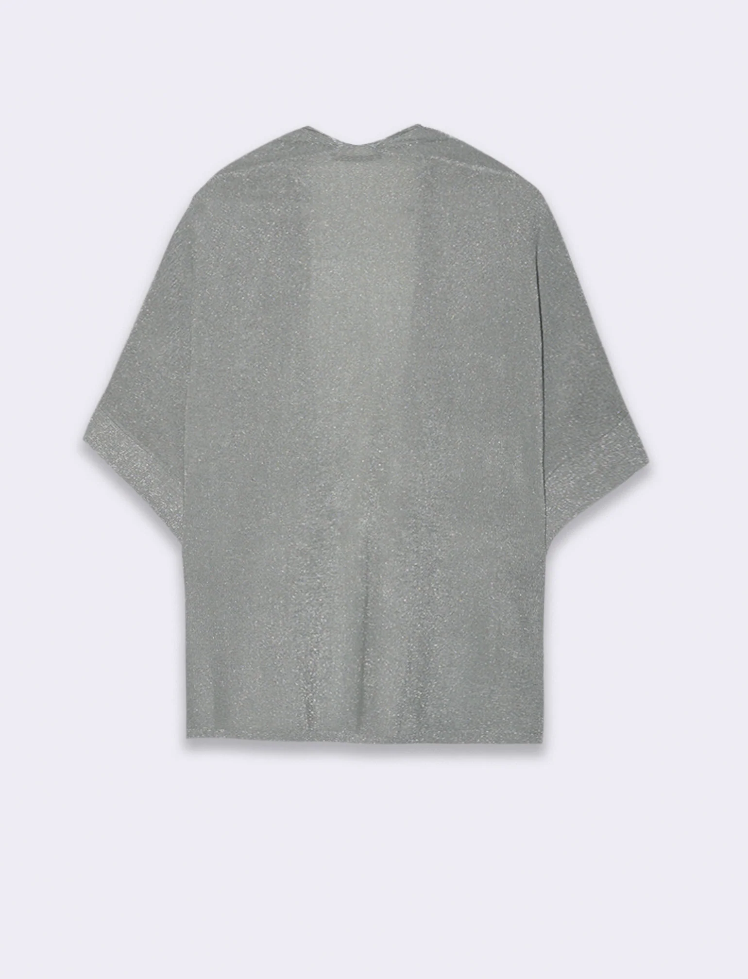 Maglia cardigan da donna - Grigio mel. - Image 5