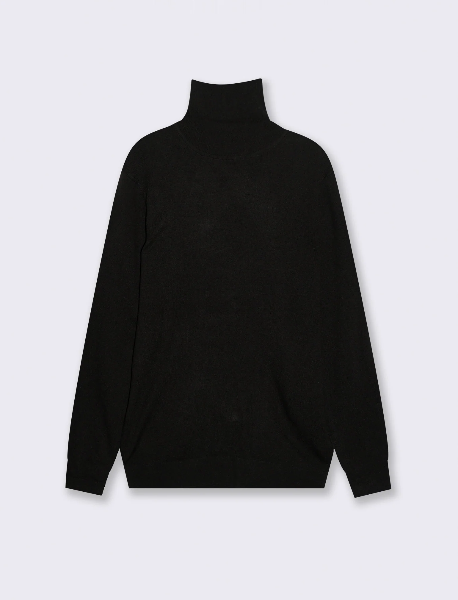 MAGLIA COLLO ALTO BASIC - Nero