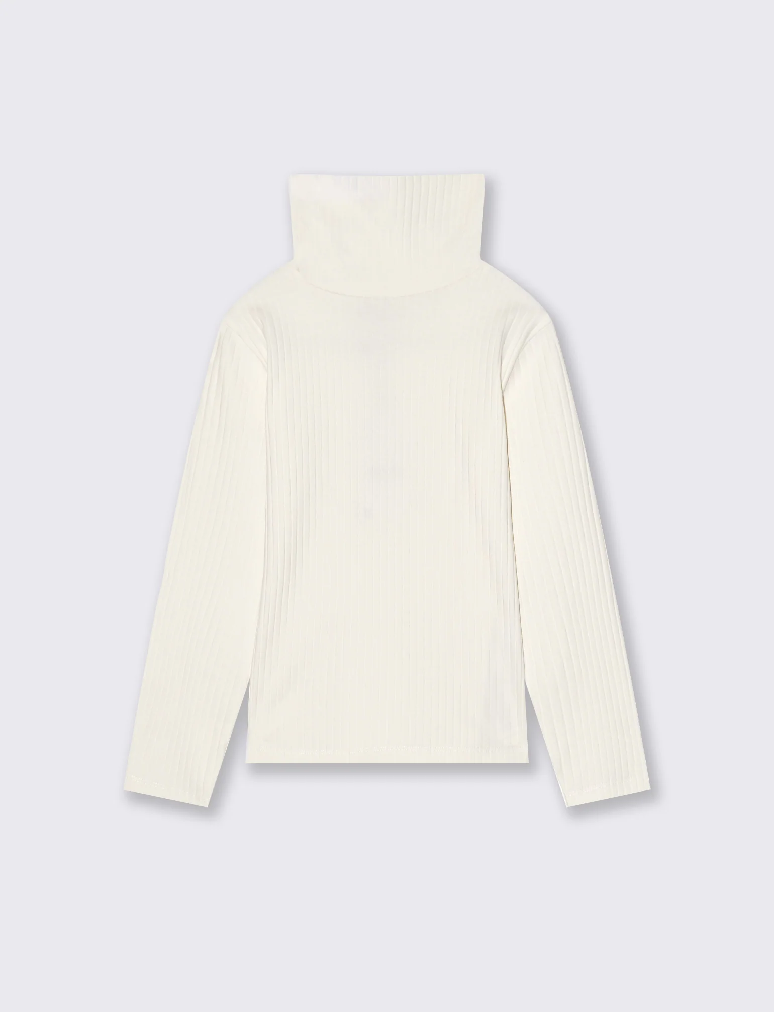 Maglia collo alto - Bianco sporco