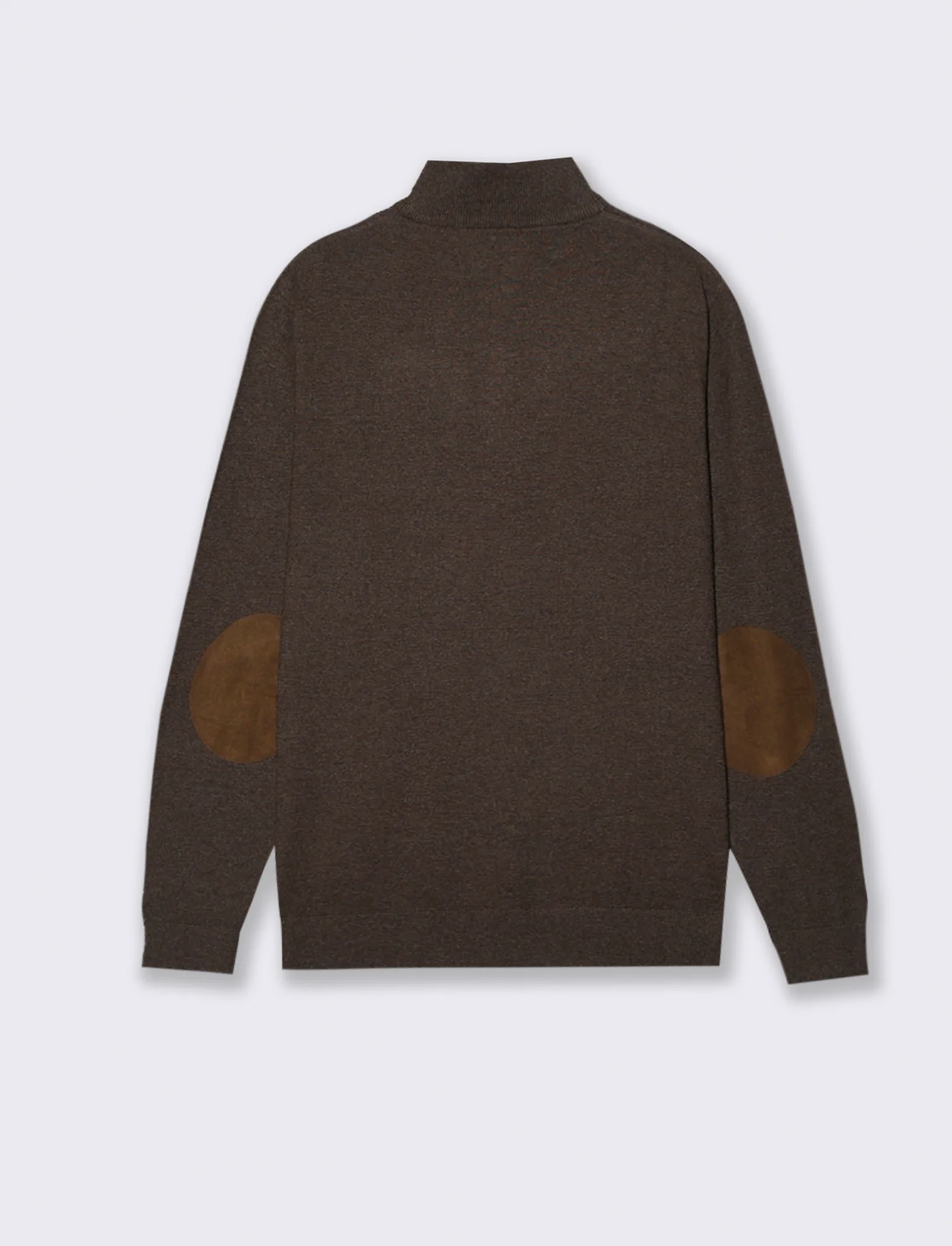 MAGLIA COLLO ALTO CON ZIP - moro/melange - Image 2