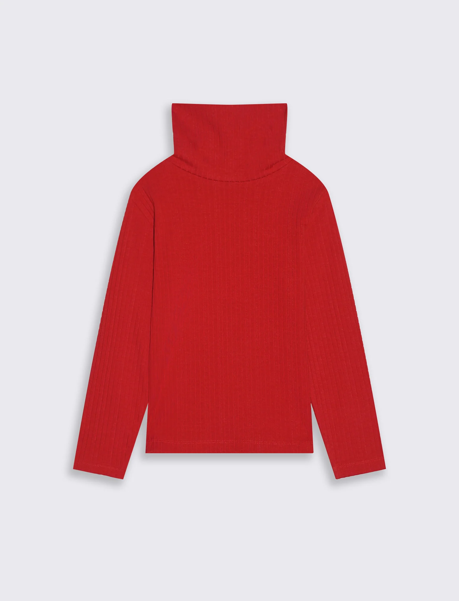 Maglia collo alto - Rosso - Image 2