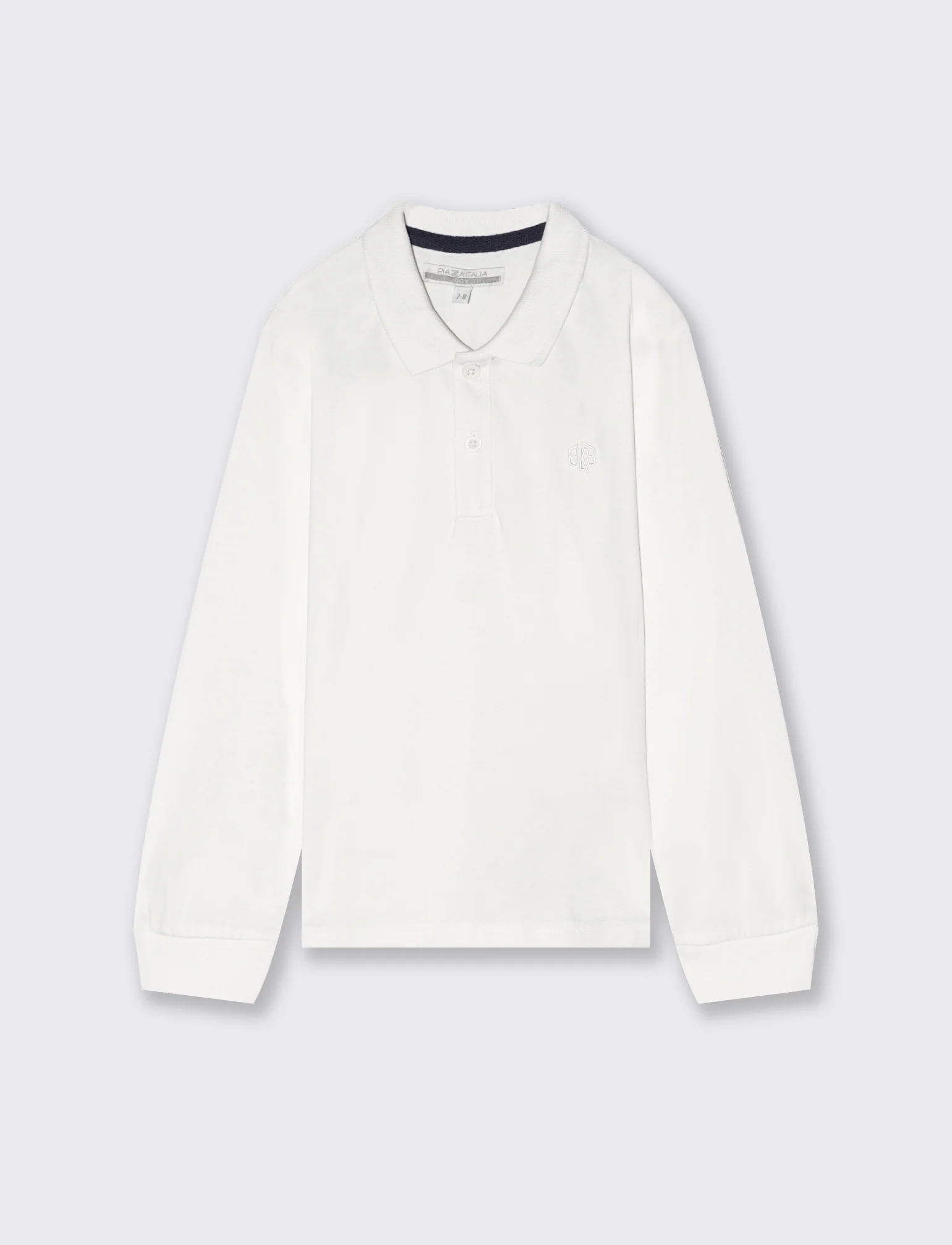 MAGLIA CON COLLETTO - Bianco latte
