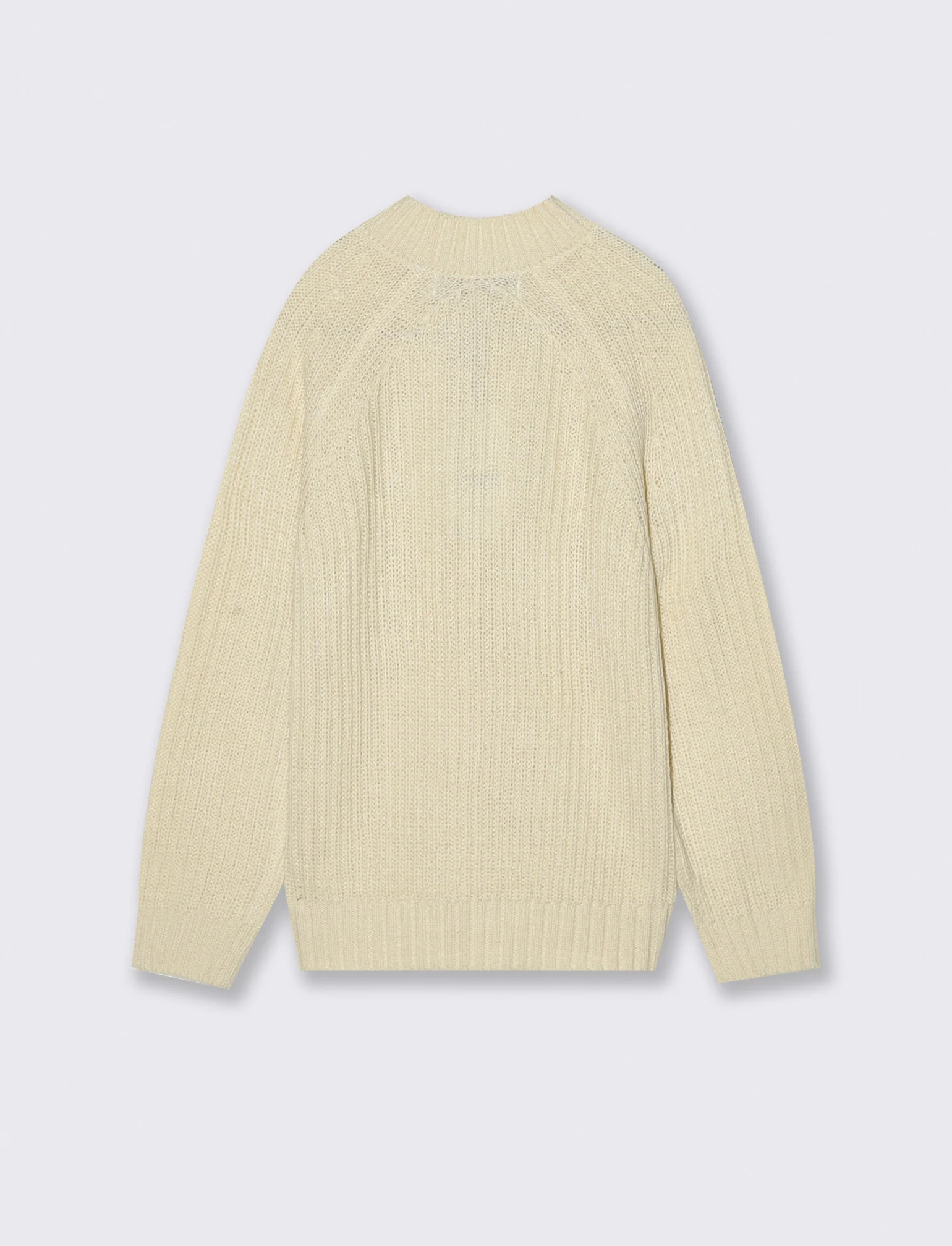 MAGLIA CON COLLO DOLCE VITA - Beige - Image 2