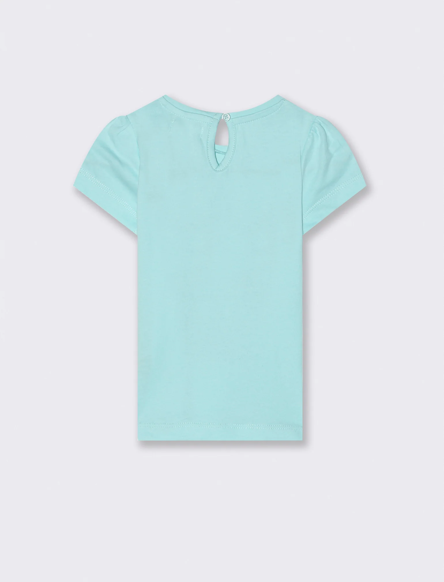 Maglia con stampa da neonata - Verde acqua - Image 2