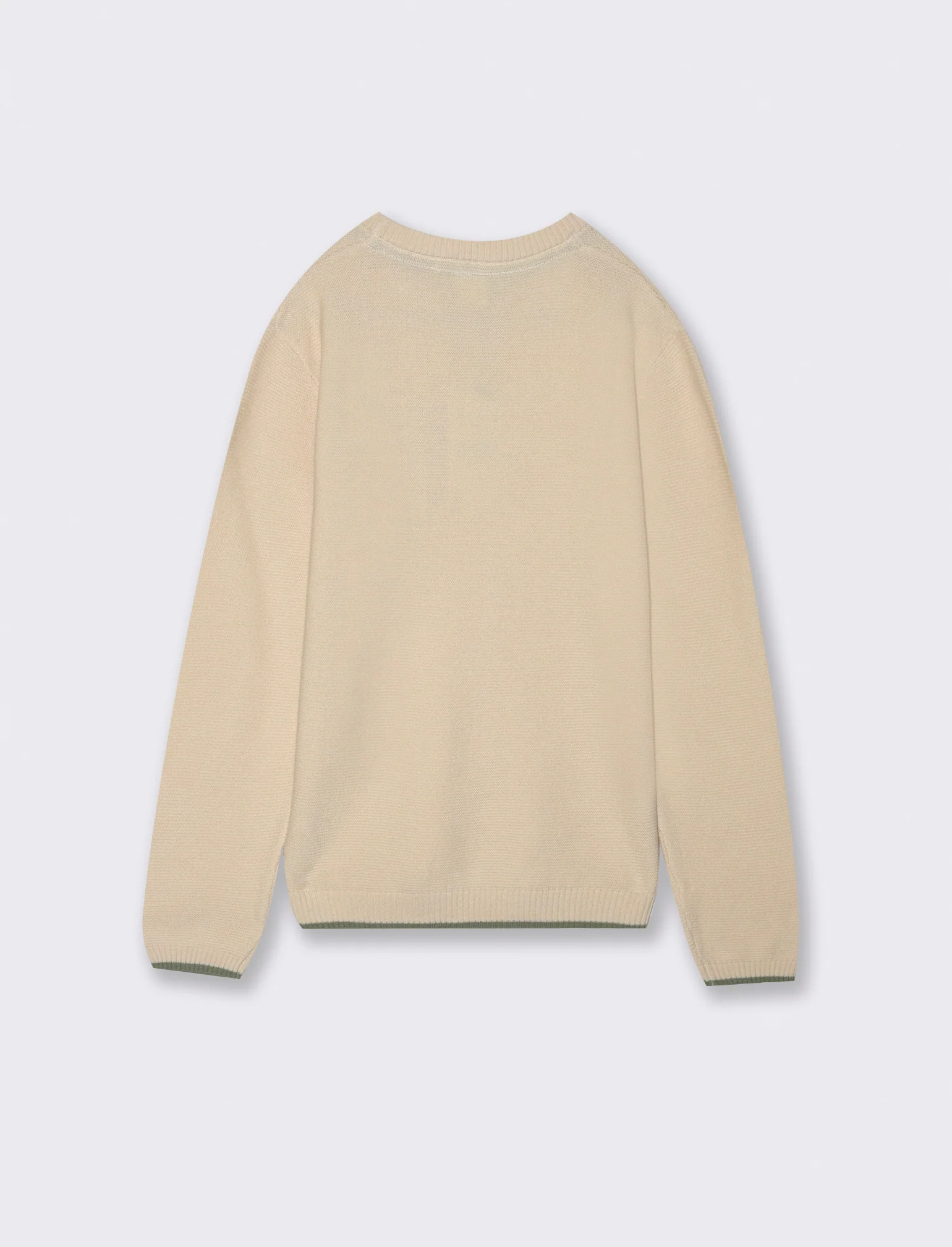 MAGLIA CON TASCHINO - Beige - Image 3