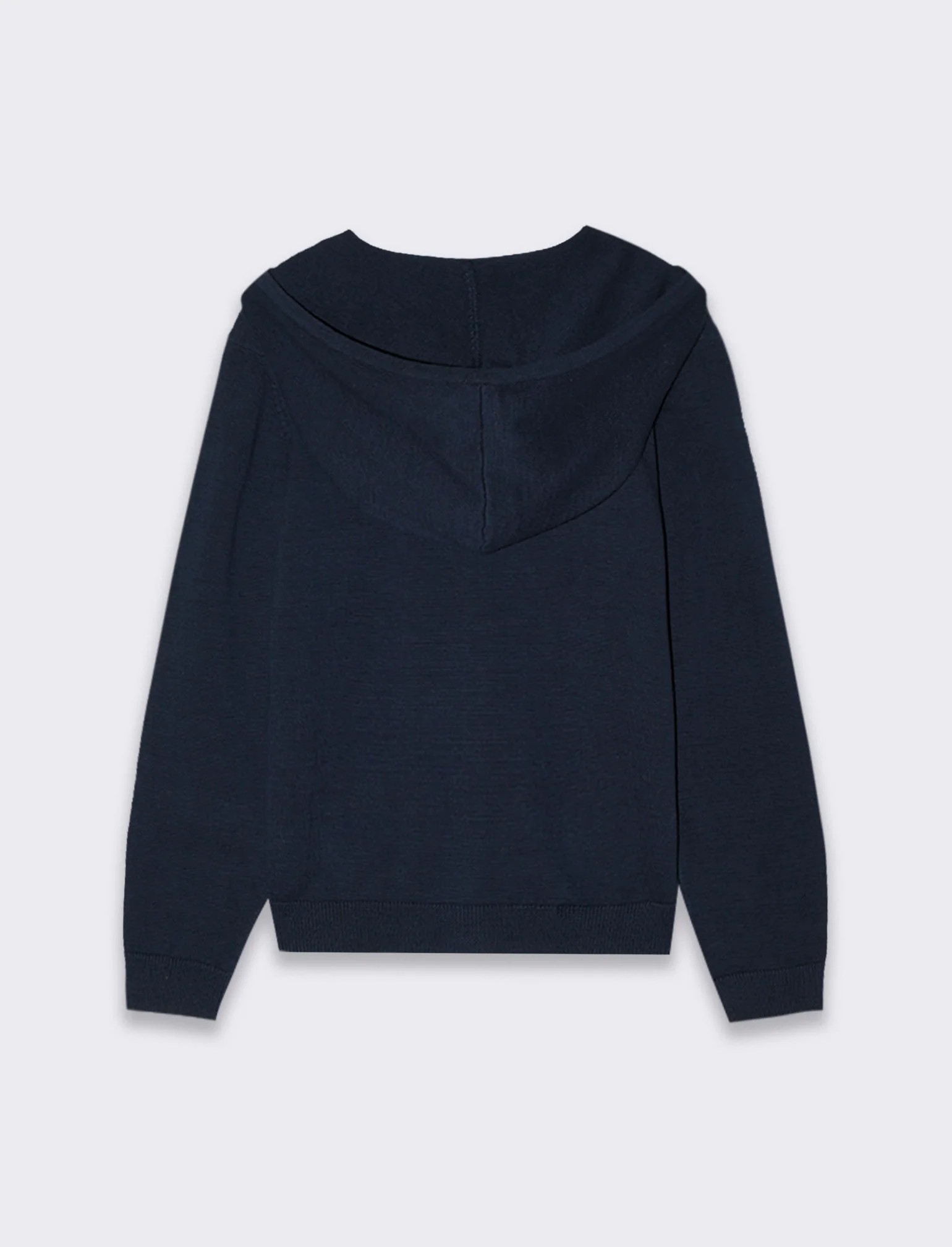 Maglia con zip e cappuccio da bambino - Blu - Image 4