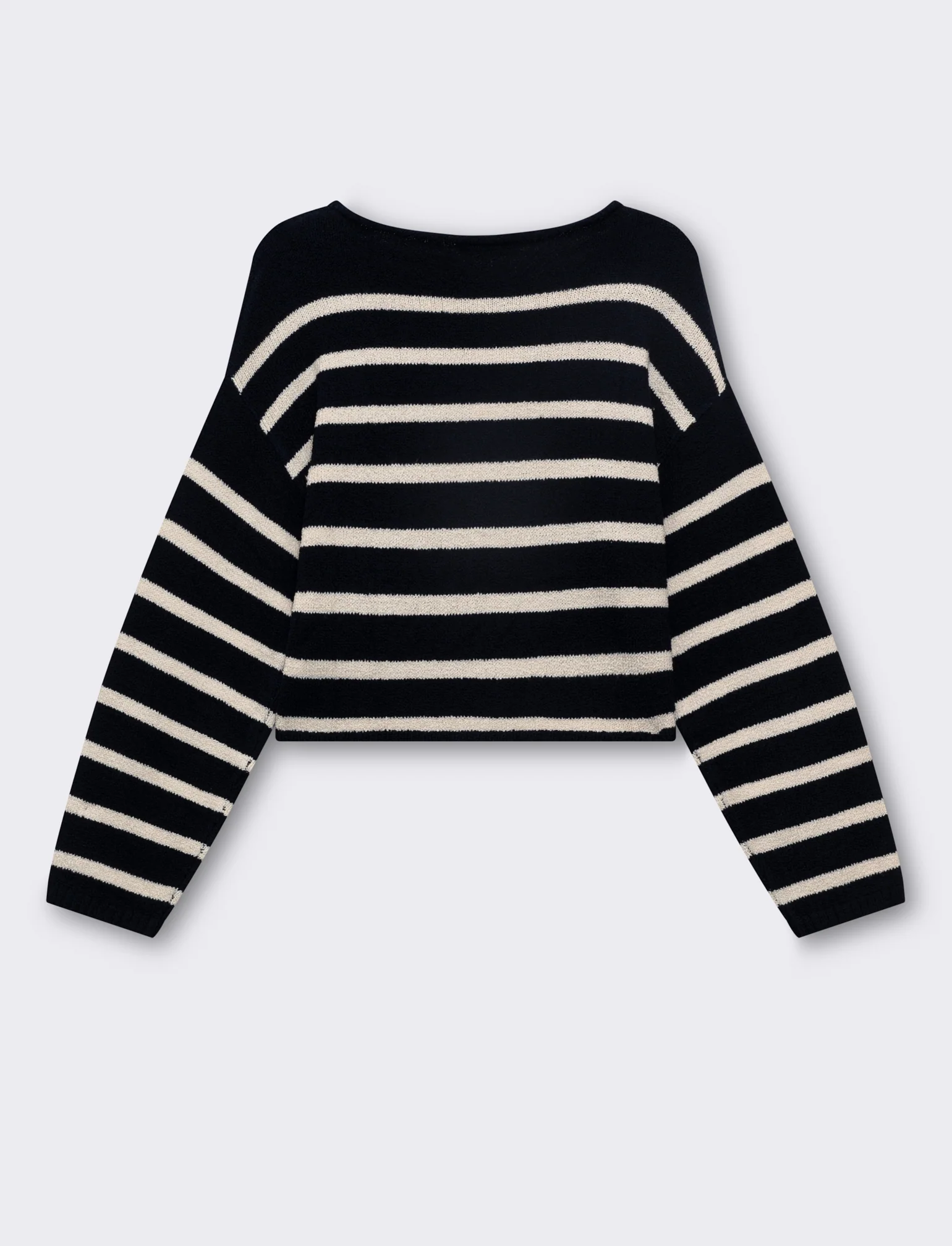 Maglia giro collo a strisce da donna - var 2 - Image 5