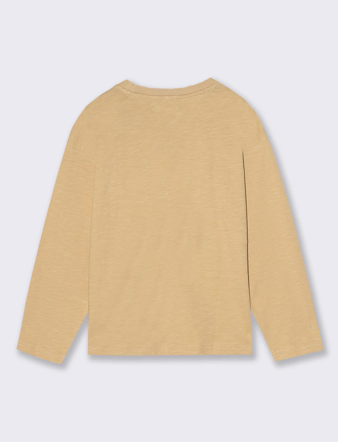 MAGLIA GIROCOLLO CON STAMPA - Beige - Image 3