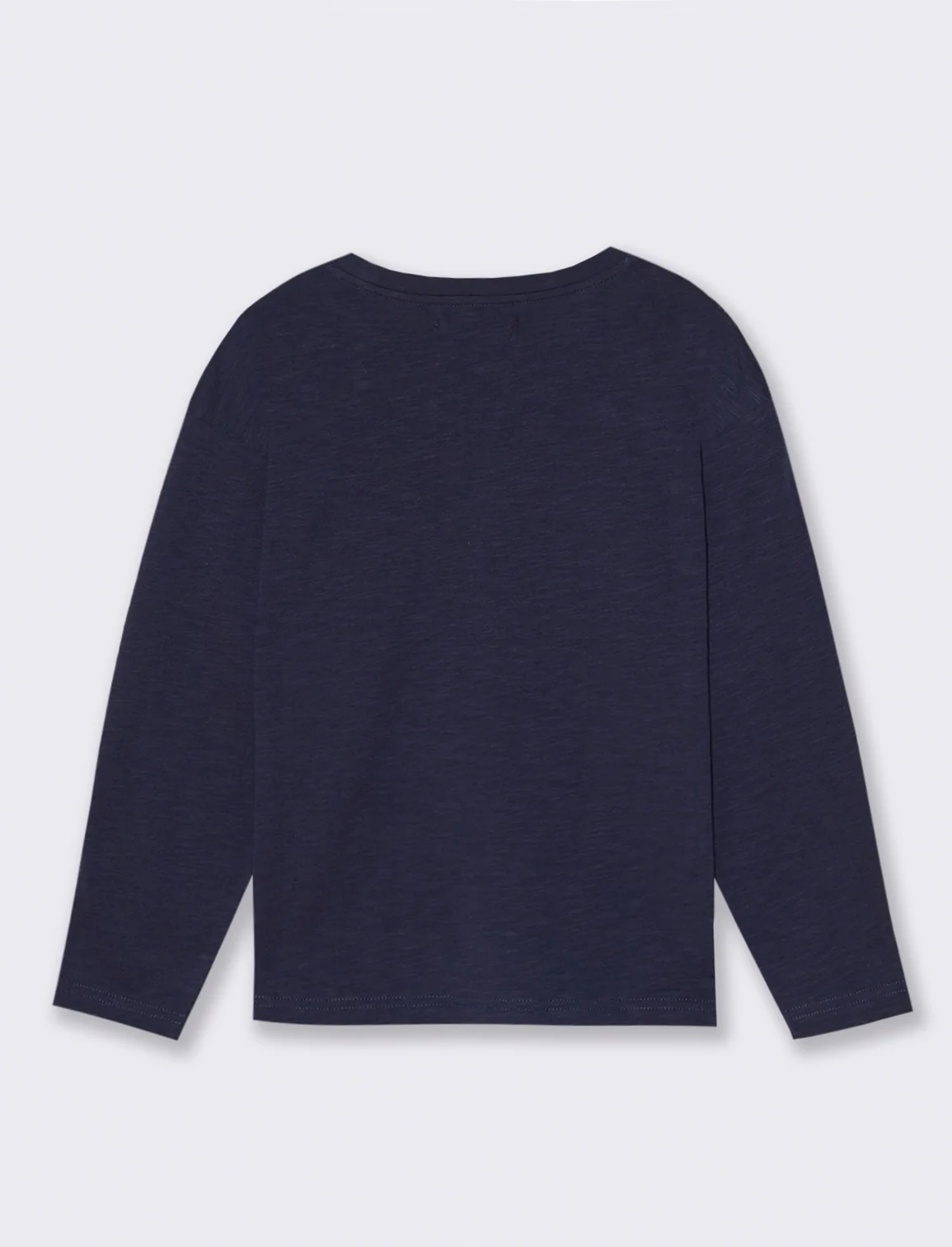 MAGLIA GIROCOLLO CON STAMPA - Blu - Image 3