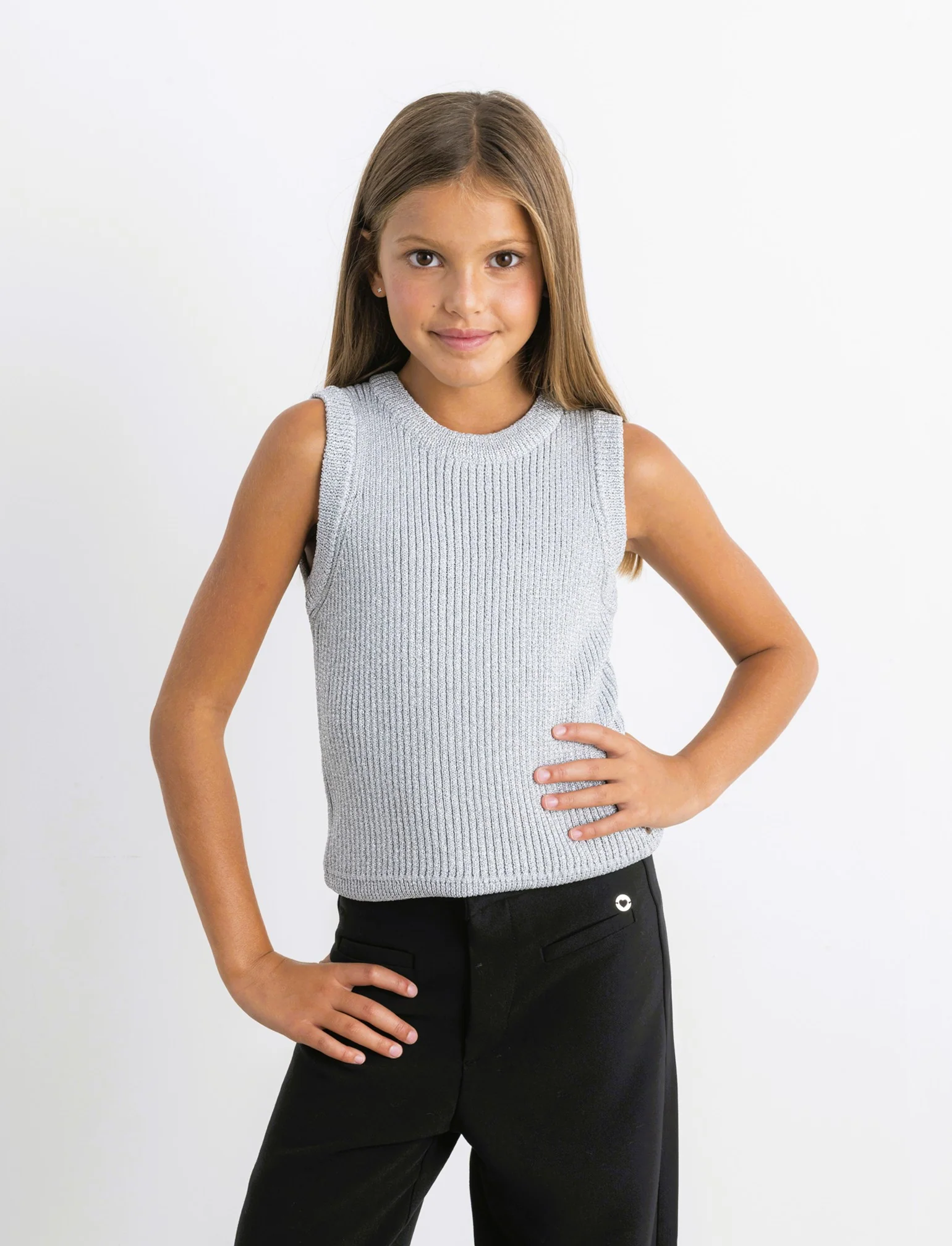 Maglia giromanica - Argento - Image 3