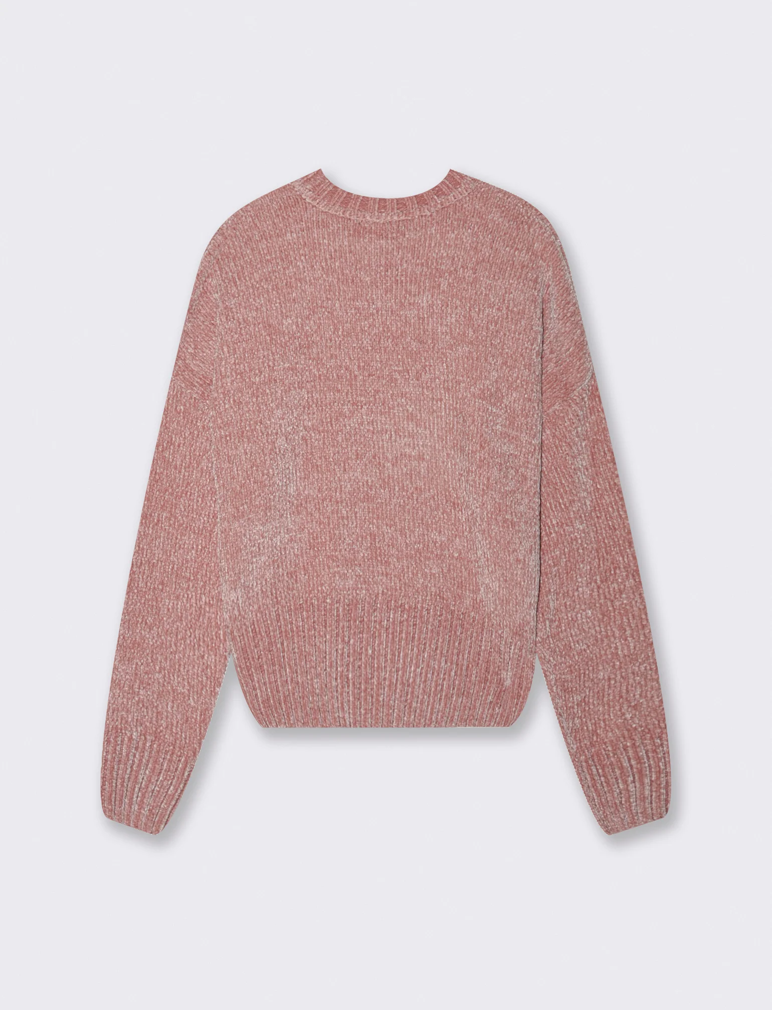 MAGLIA IN CINIGLIA - Rosa antico - Image 2