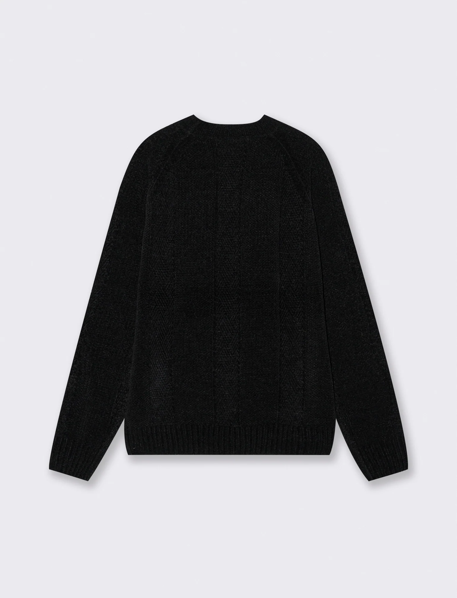 MAGLIA JACQUARD IN CINIGLIA - Nero - Image 2