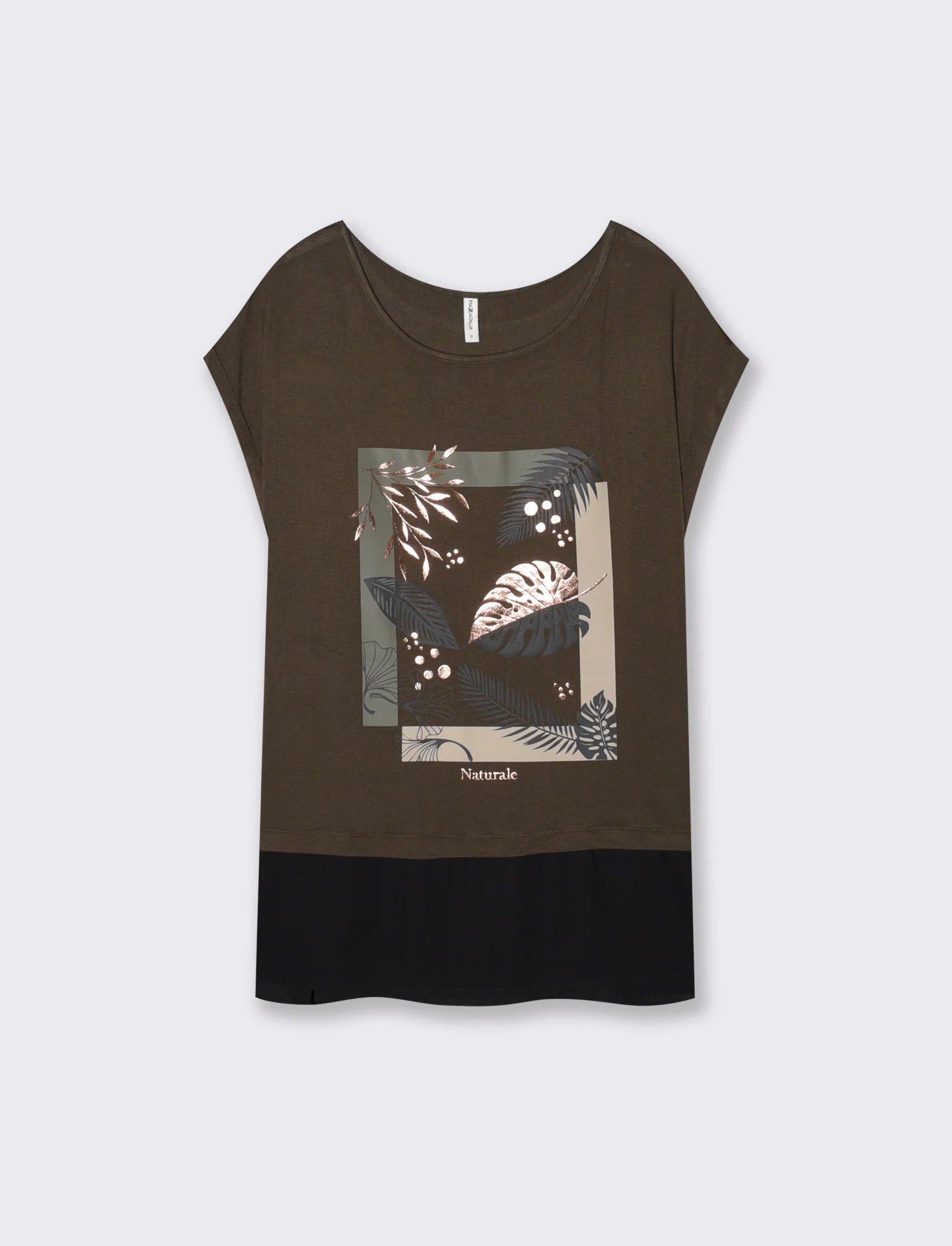 Maglia Kimono a Maniche Corte con Stampa - Ve.milit.