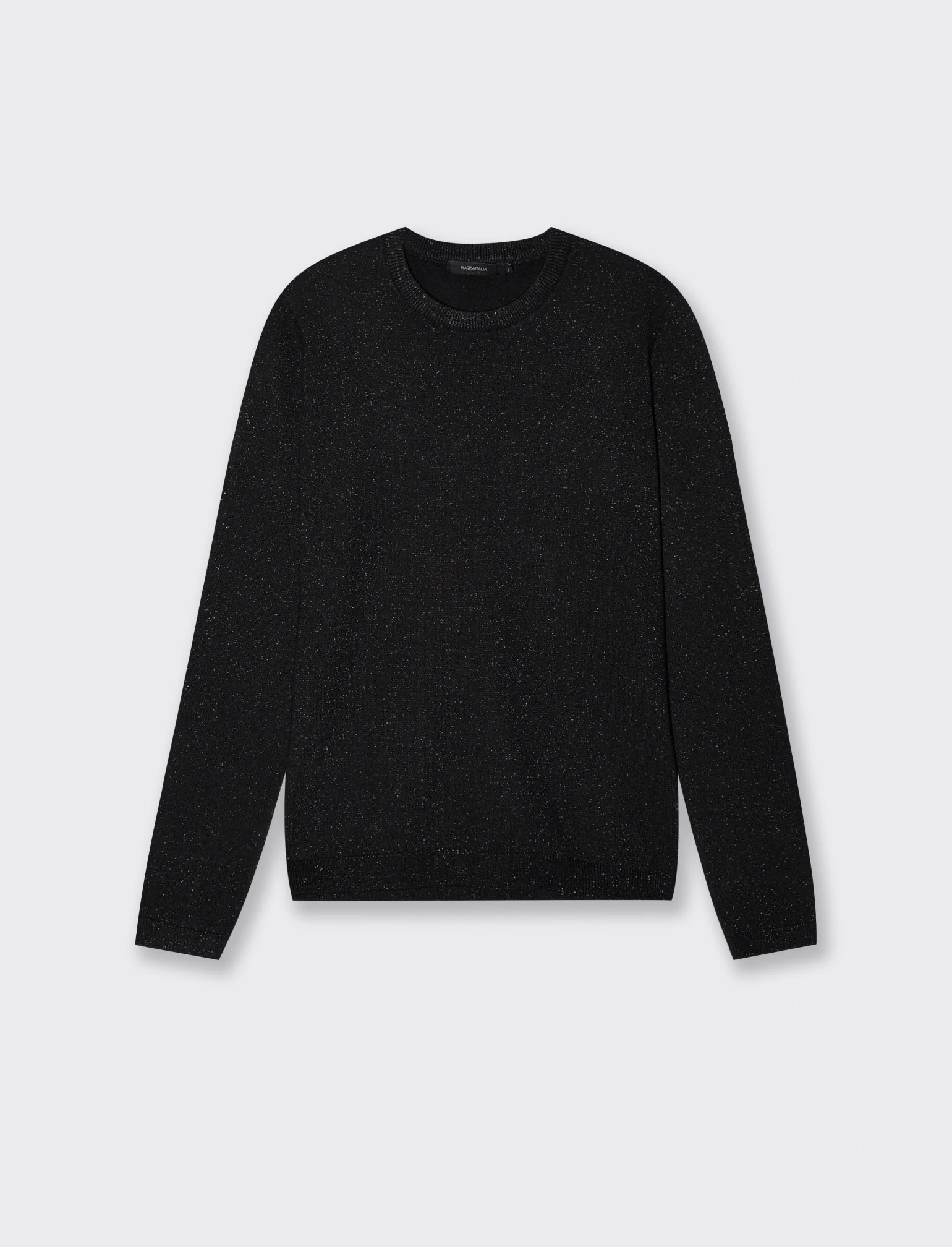 Maglia manica lunga lurex - Nero