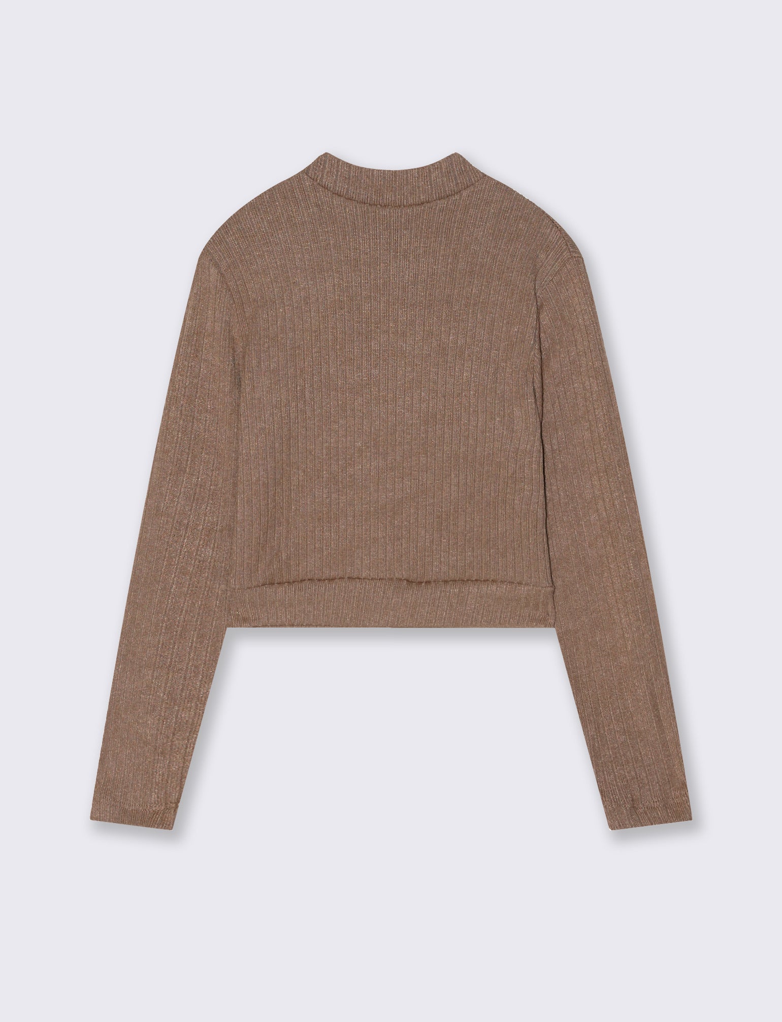 Maglia mezzo collo - Beige biscotto - Image 2