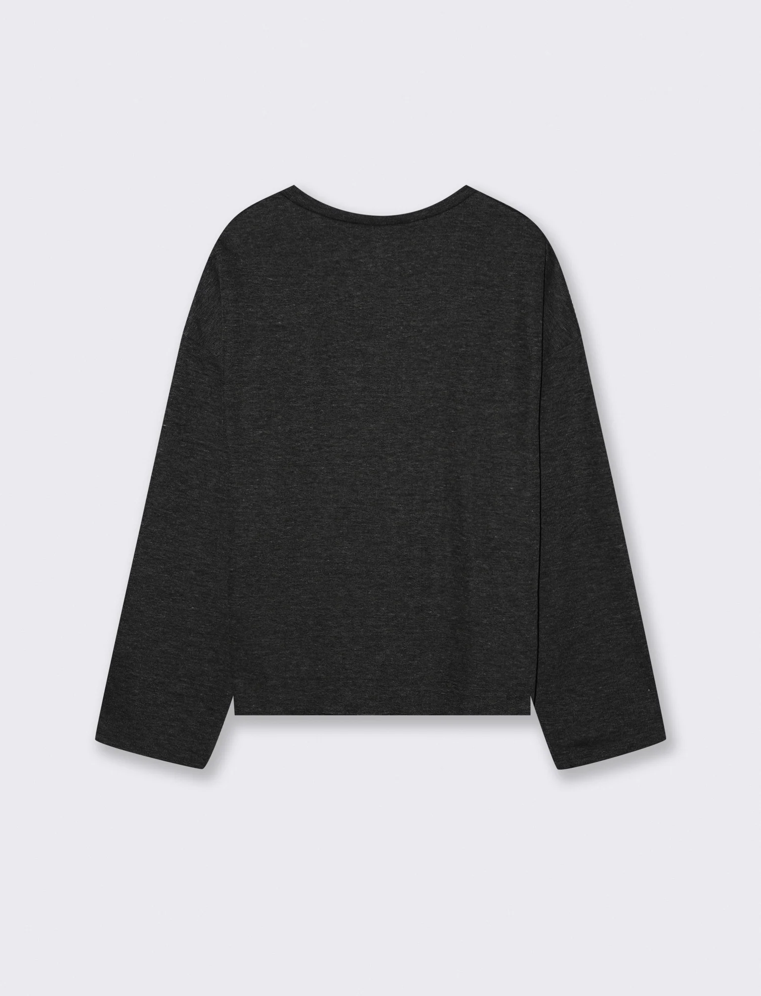 MAGLIA MEZZO COLLO - Nero - Image 2