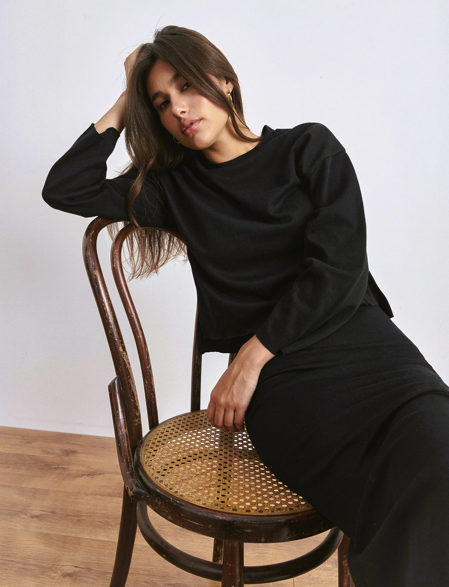 MAGLIA MEZZO COLLO - Nero - Image 4