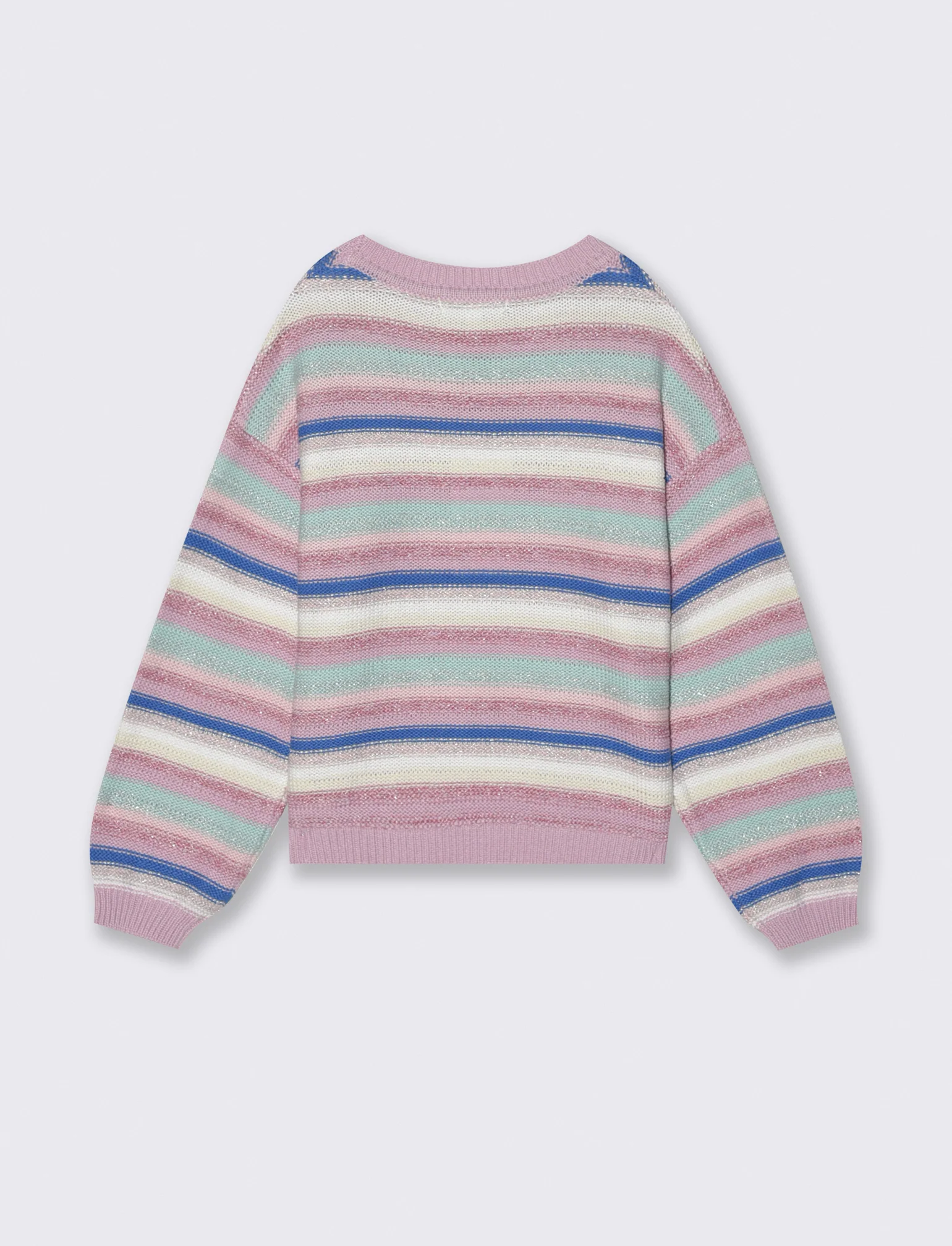 Maglia multicolor in cotone per bambina - Multicolore - Image 3