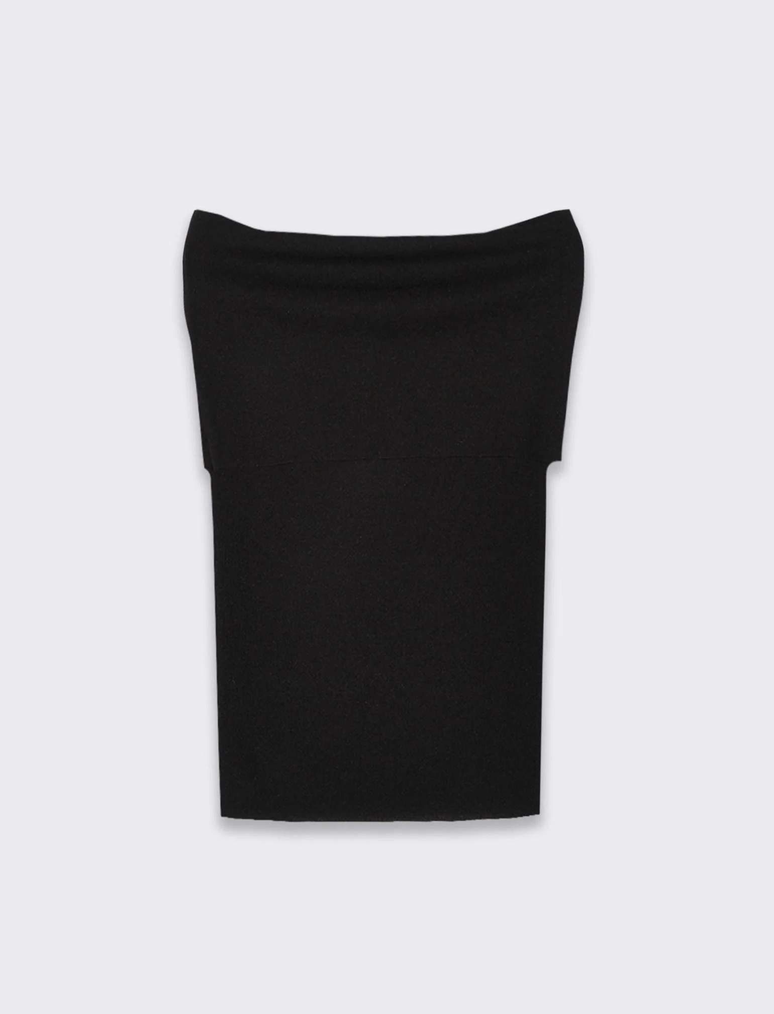 Maglia off shoulder da donna - Nero