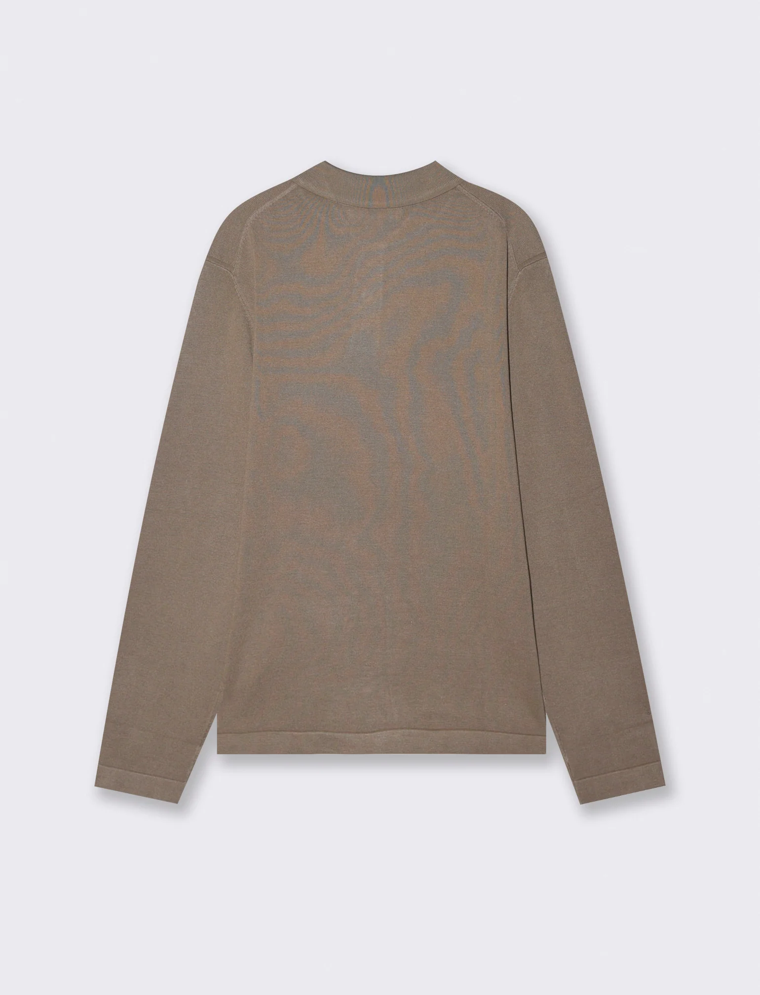 Maglia Polo con Colletto e Maniche Lunghe - Verde kaki - Image 2