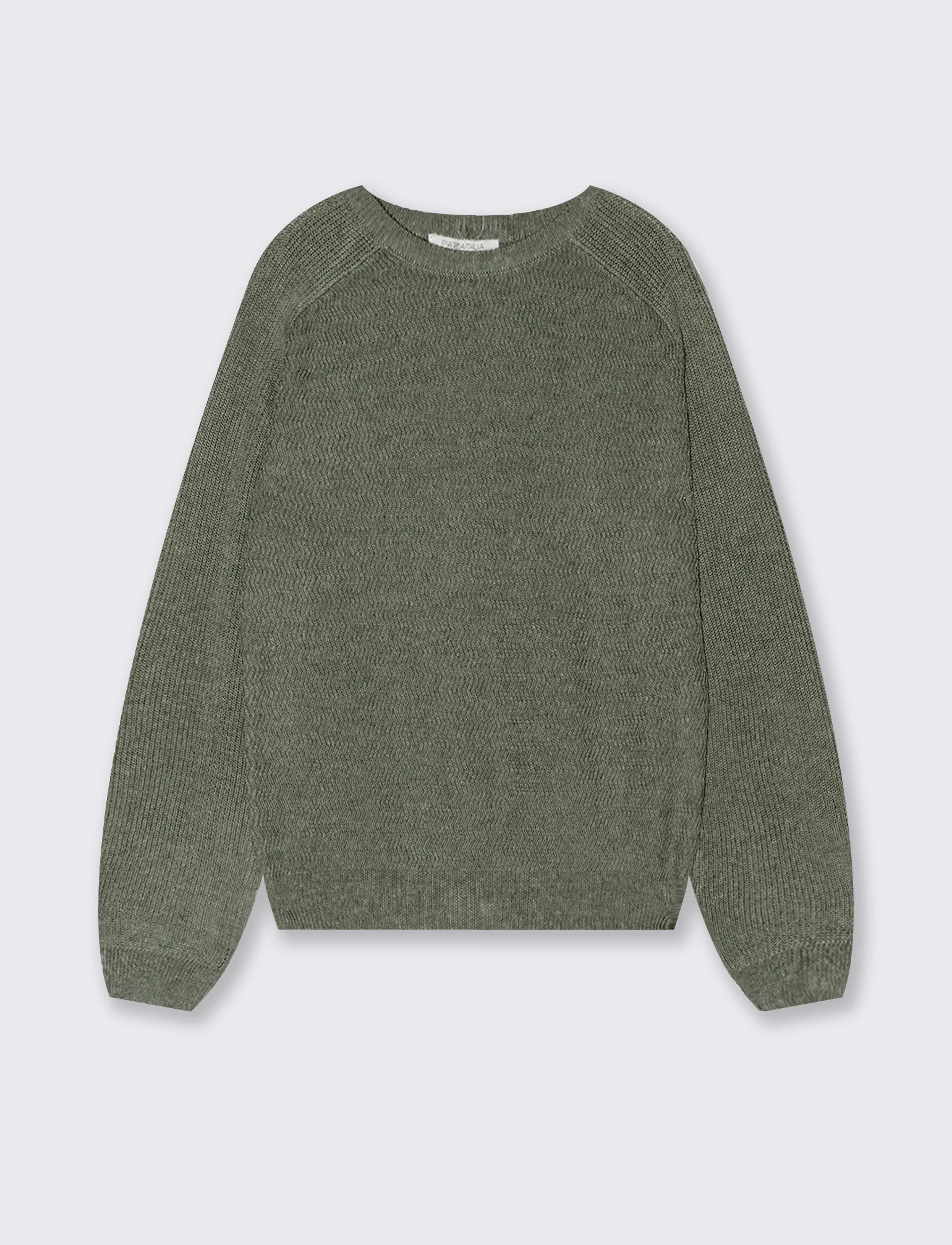 Maglia raglan comoda in due colori - Verde militare