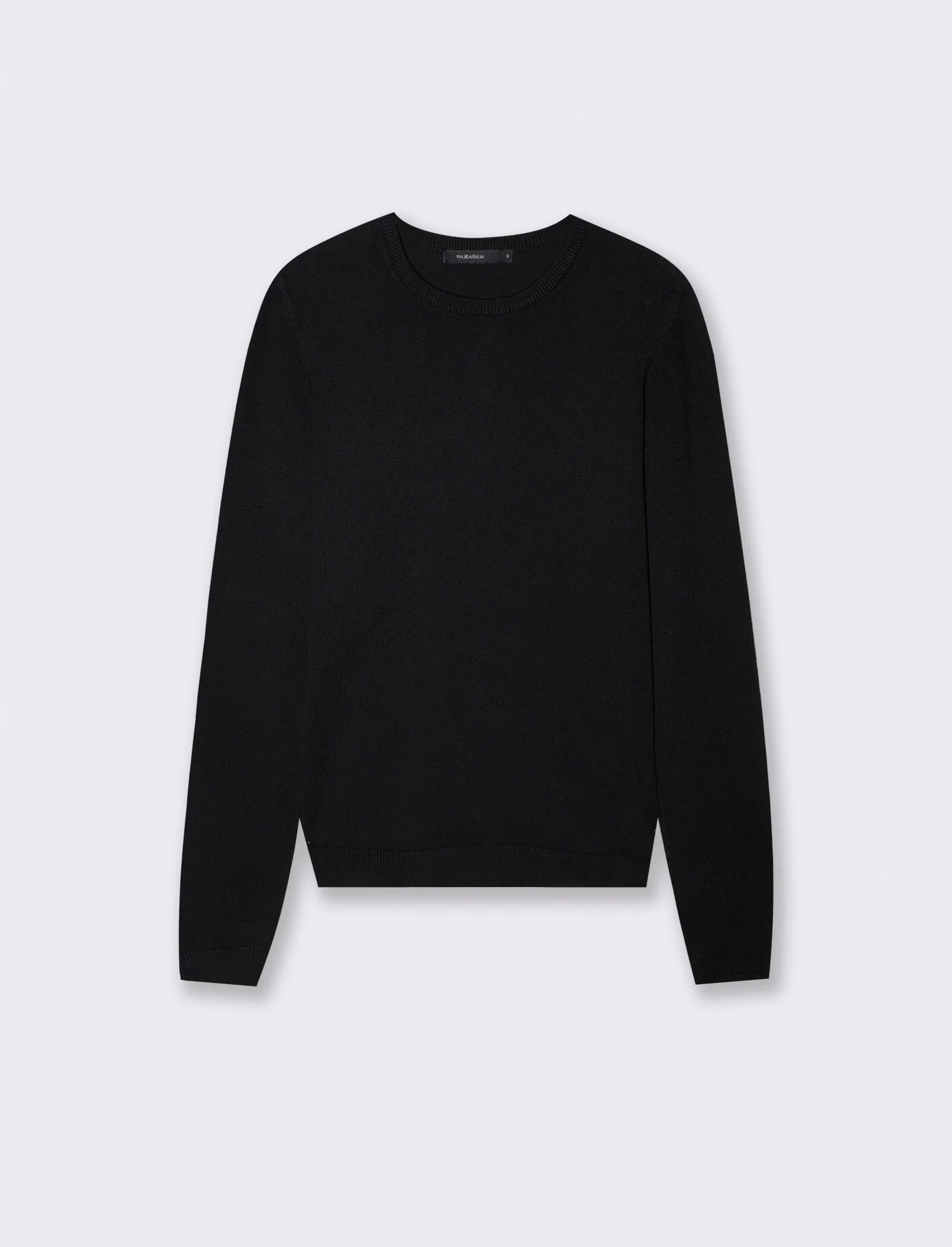 Maglia scollo paricollo - Nero