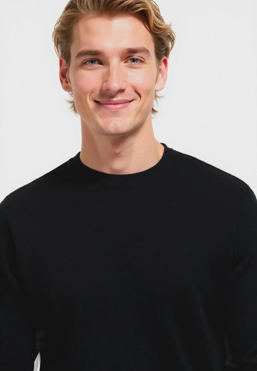 MAGLIA SLIM FIT - Nero
