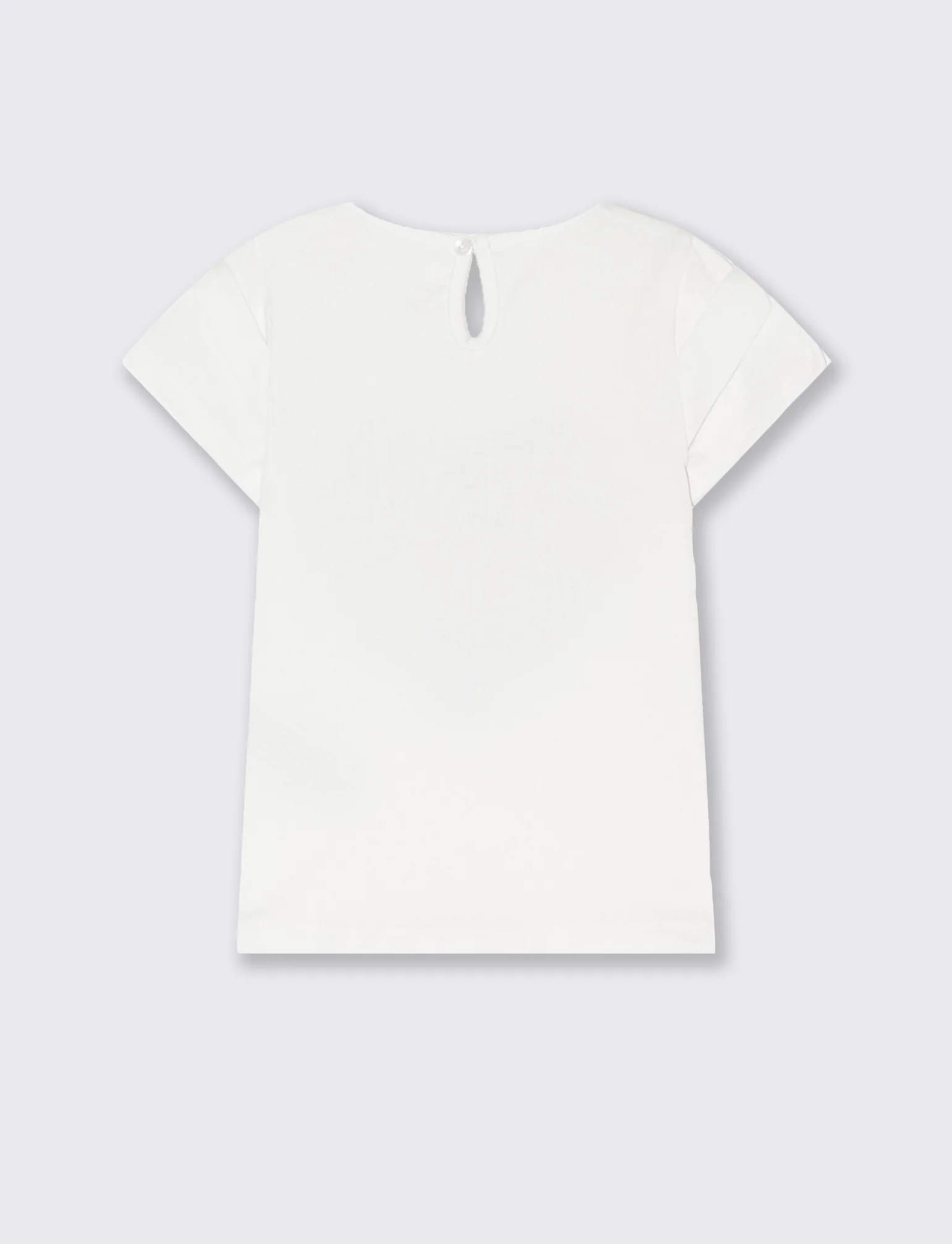 Maglietta con inserti da neonata - Bianco - Image 2