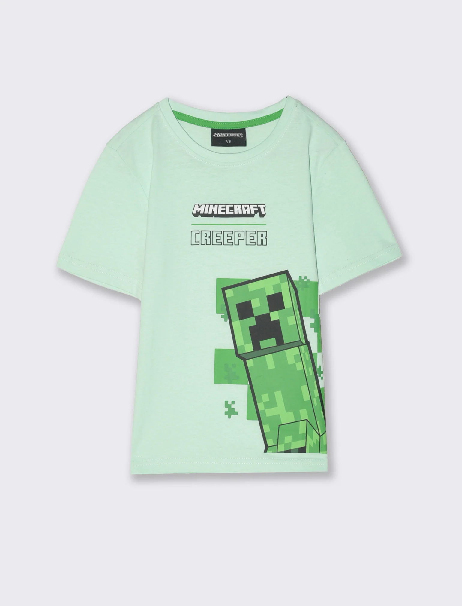 Maglietta con stampa Minecraft da bambino - Verde