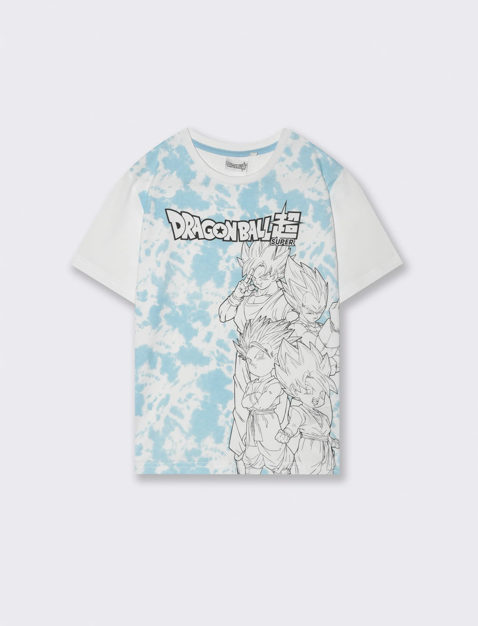 Maglietta con stampe personaggi da bambino - Bianco - Image 3