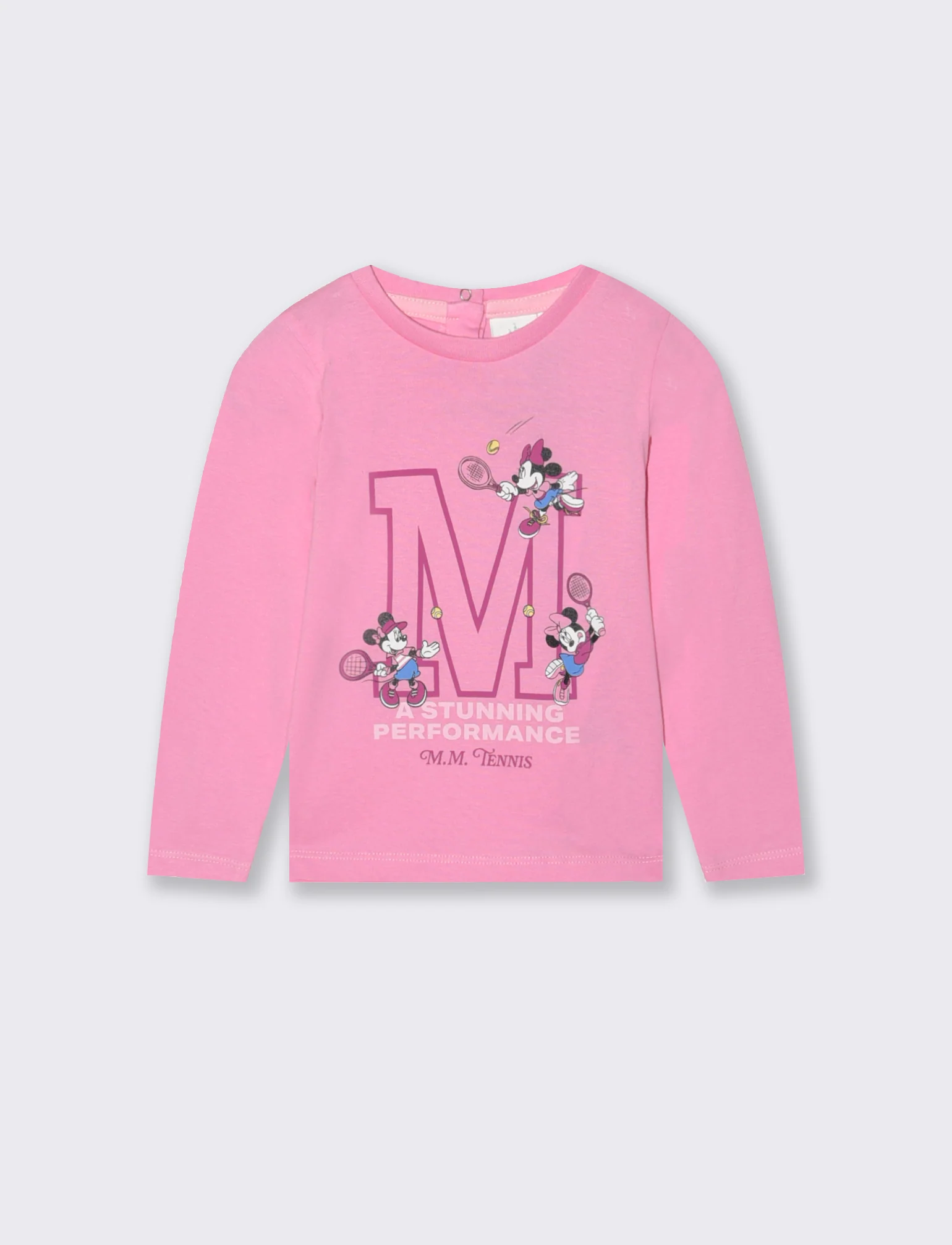 Maglietta Minnie stile tennis manica lunga - Rosa - Image 2