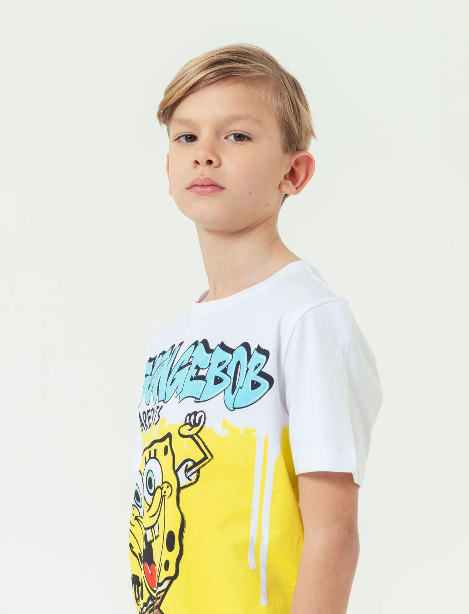 Maglietta Spongebob da bambino - Bianco - Image 2