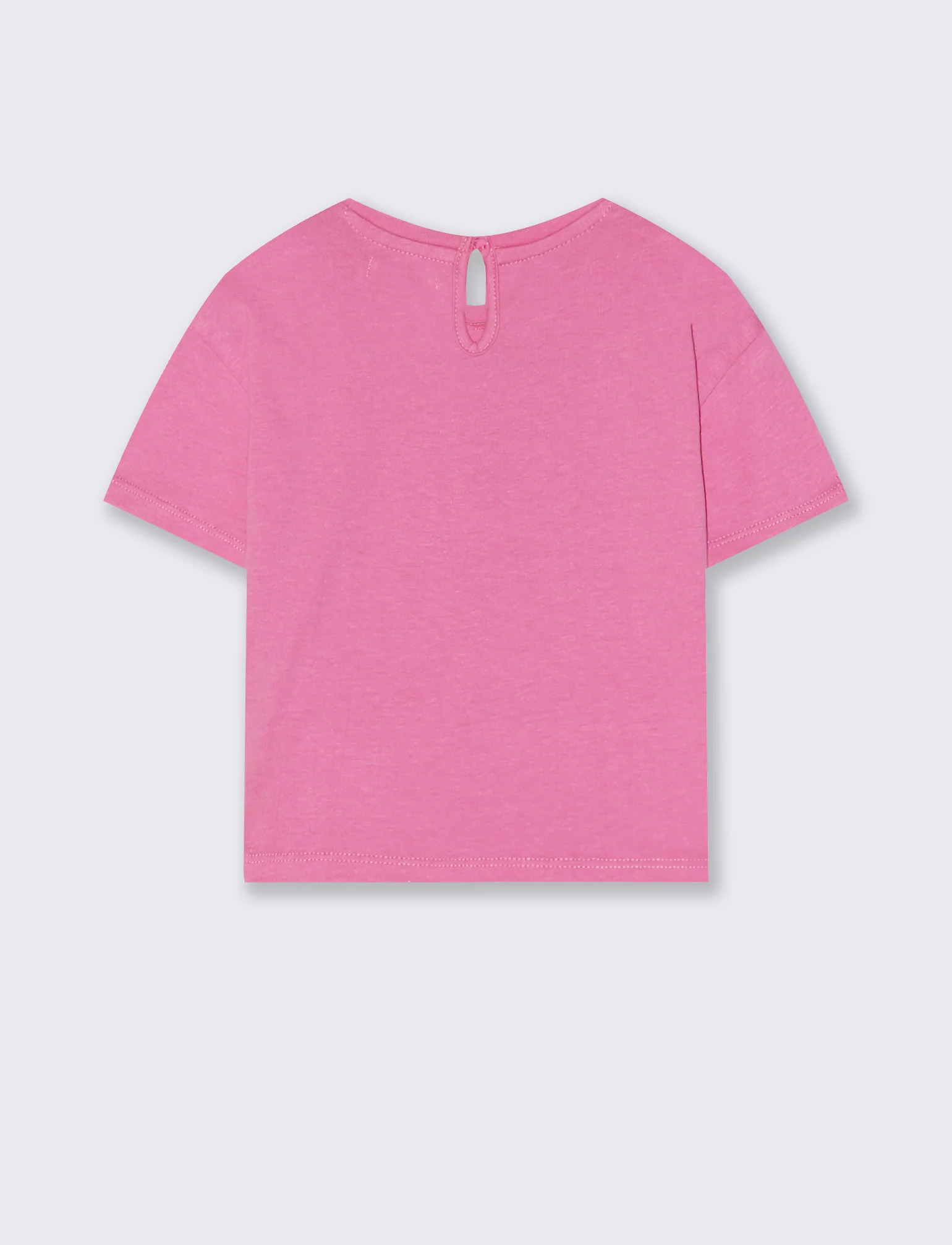 Maglietta stampa estiva girocollo - Rosa - Image 2