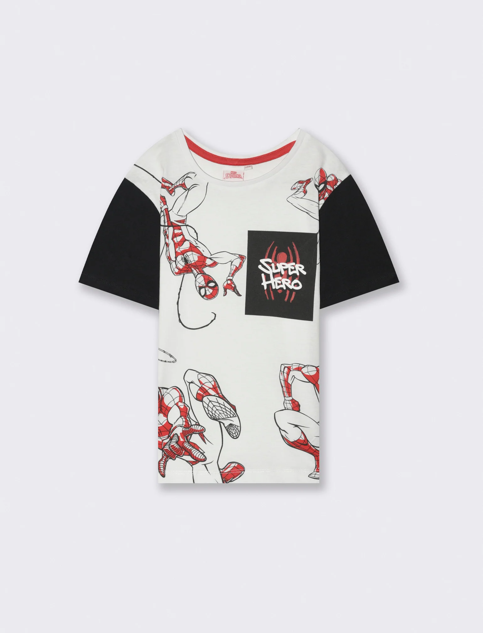 Maglietta stampata Marvel Spider-man da bambino - Bianco - Image 3