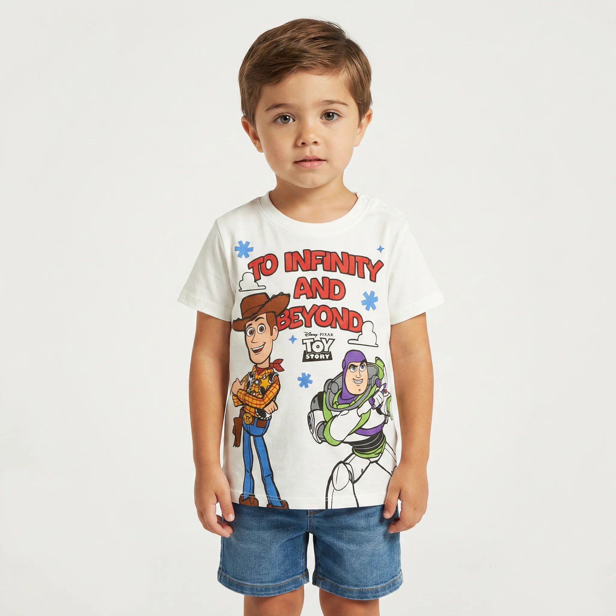 Maglietta Toy Story casual e alla moda - Bianco