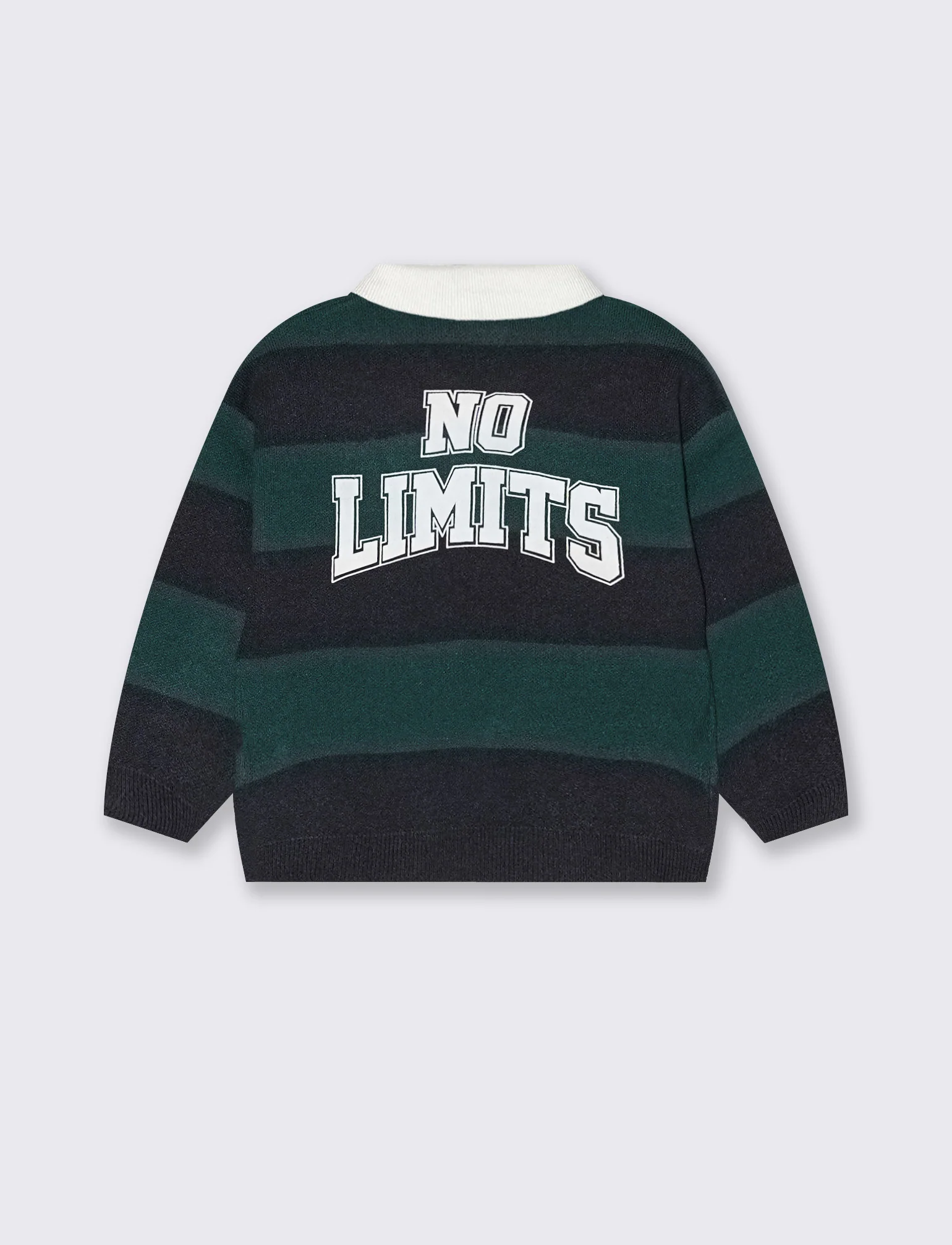 Maglioncino a righe in stile varsity - Righe - Image 2
