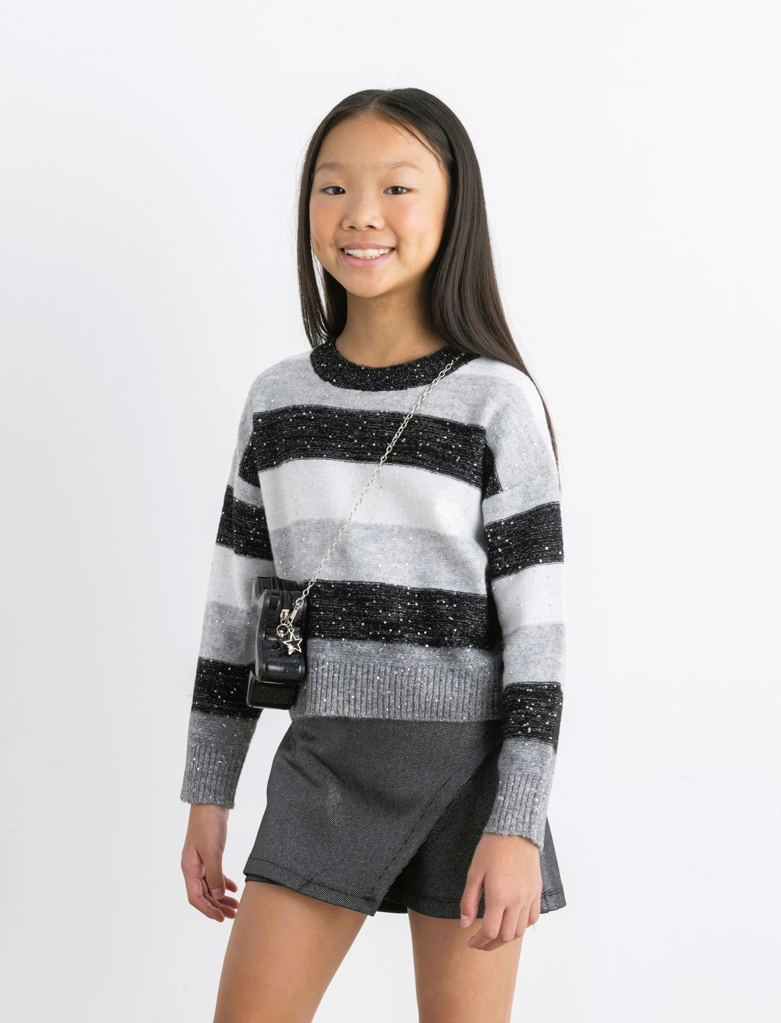 Maglione a righe da bambina - Righe - Image 4